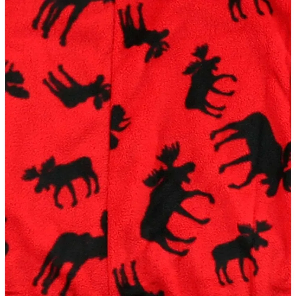 Lazy One Moose Onesie with Trap Door and Non-Slip Feet - photo 3