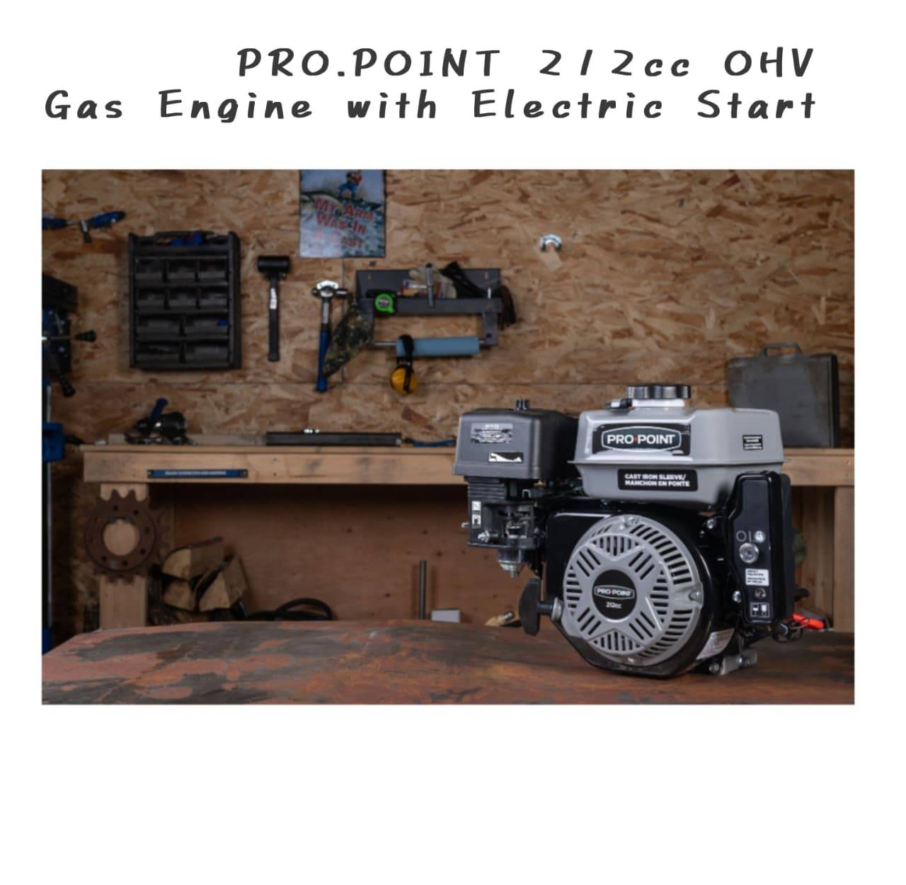 PRO.POINT 212cc OHV Gas Engine with Electric Start