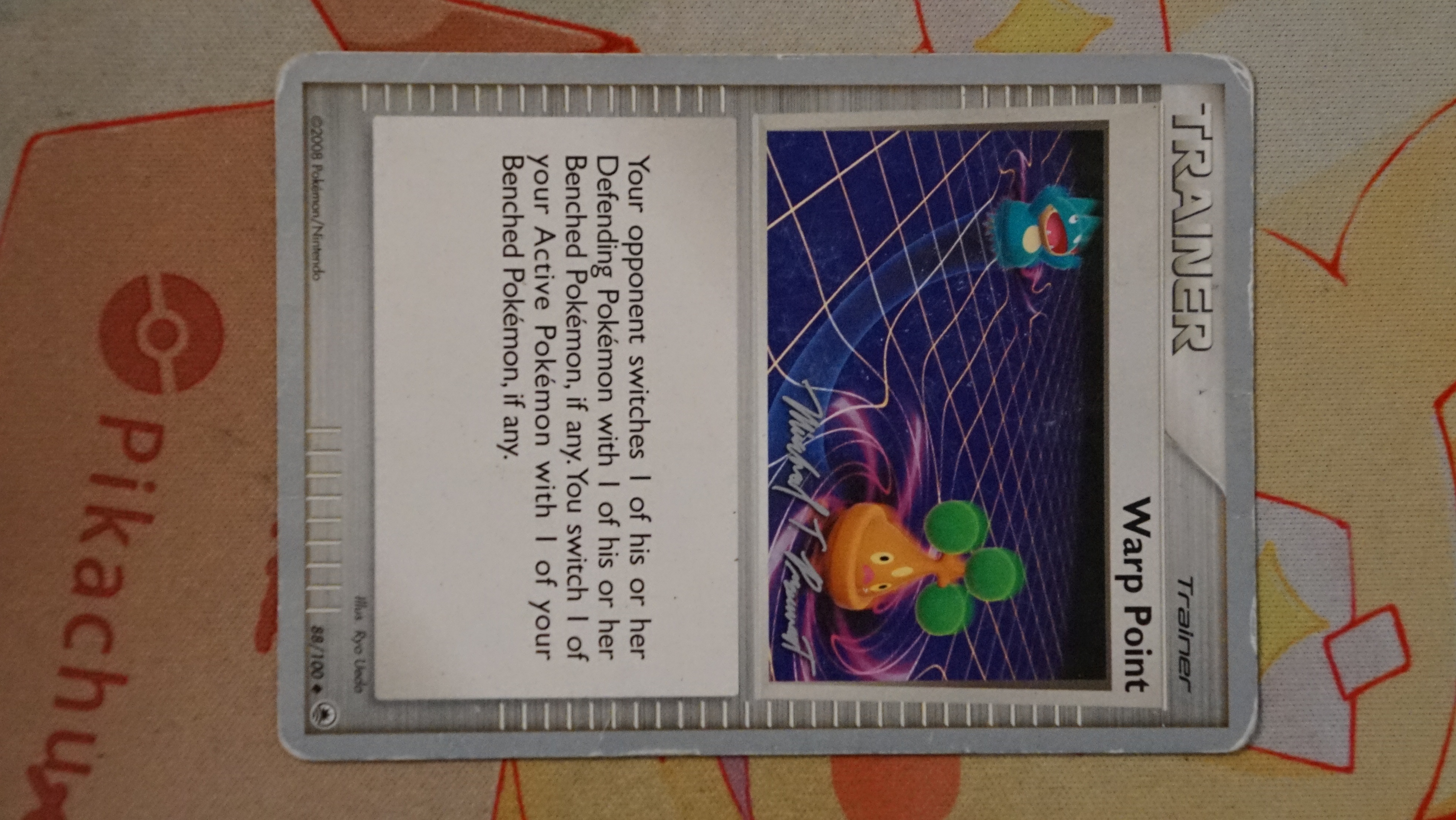 Pokemon Warp Point 88/100 World Championships 2010 Deck HP - photo 3