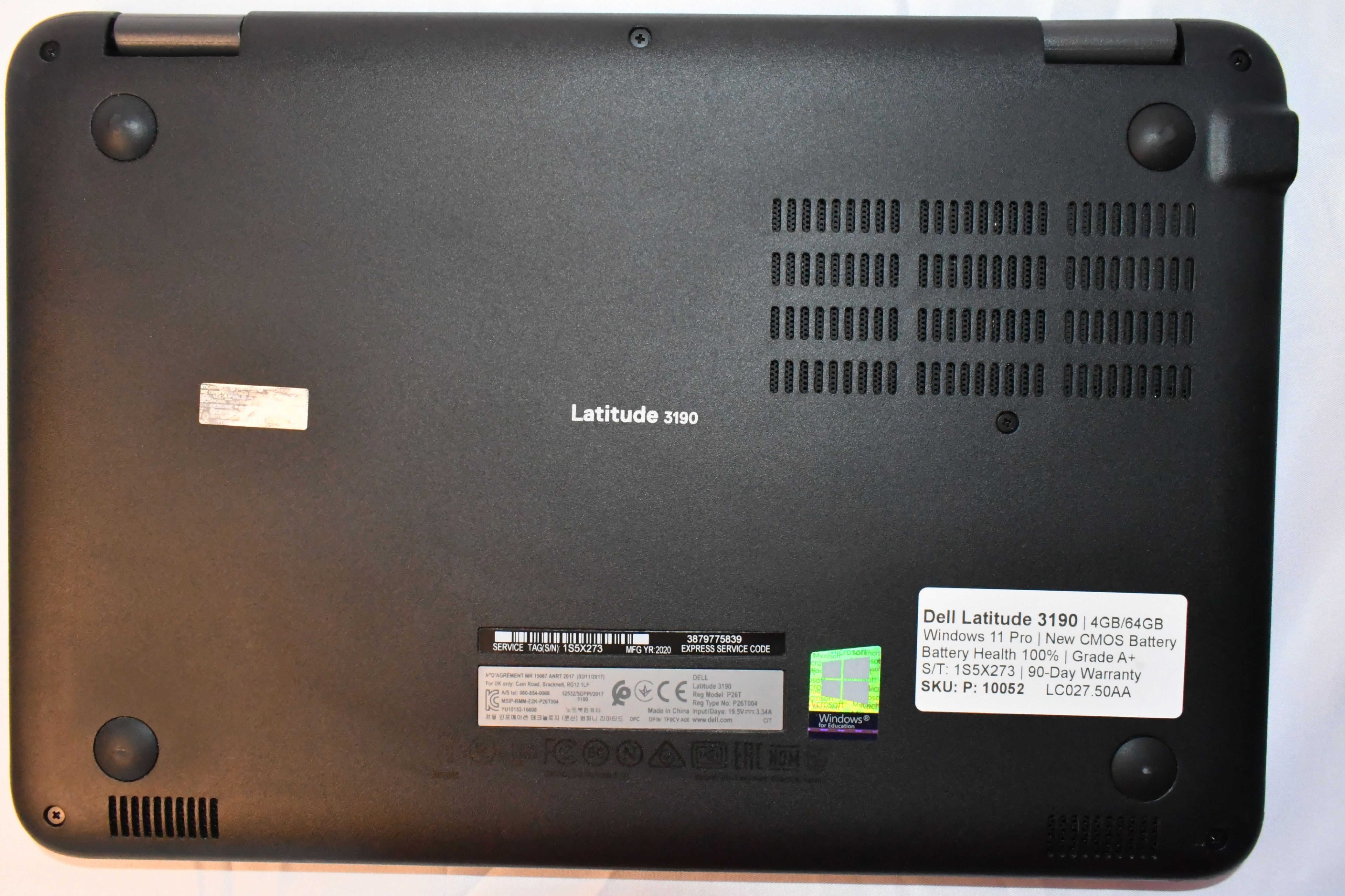 Dell Latitude 3190 11.6" Laptop Win 11P Win10 P ChromeOS Flex - photo 3