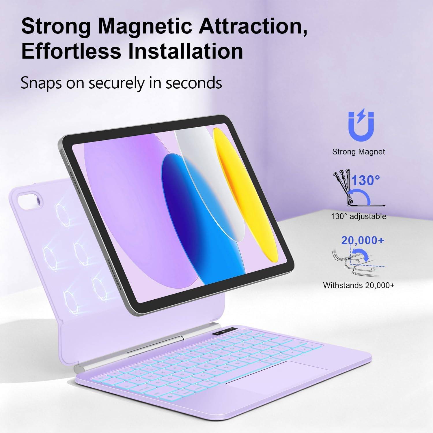 Magic Keyboard for iPad 11th 2025/10th 10.9-inch 2022, - photo 3
