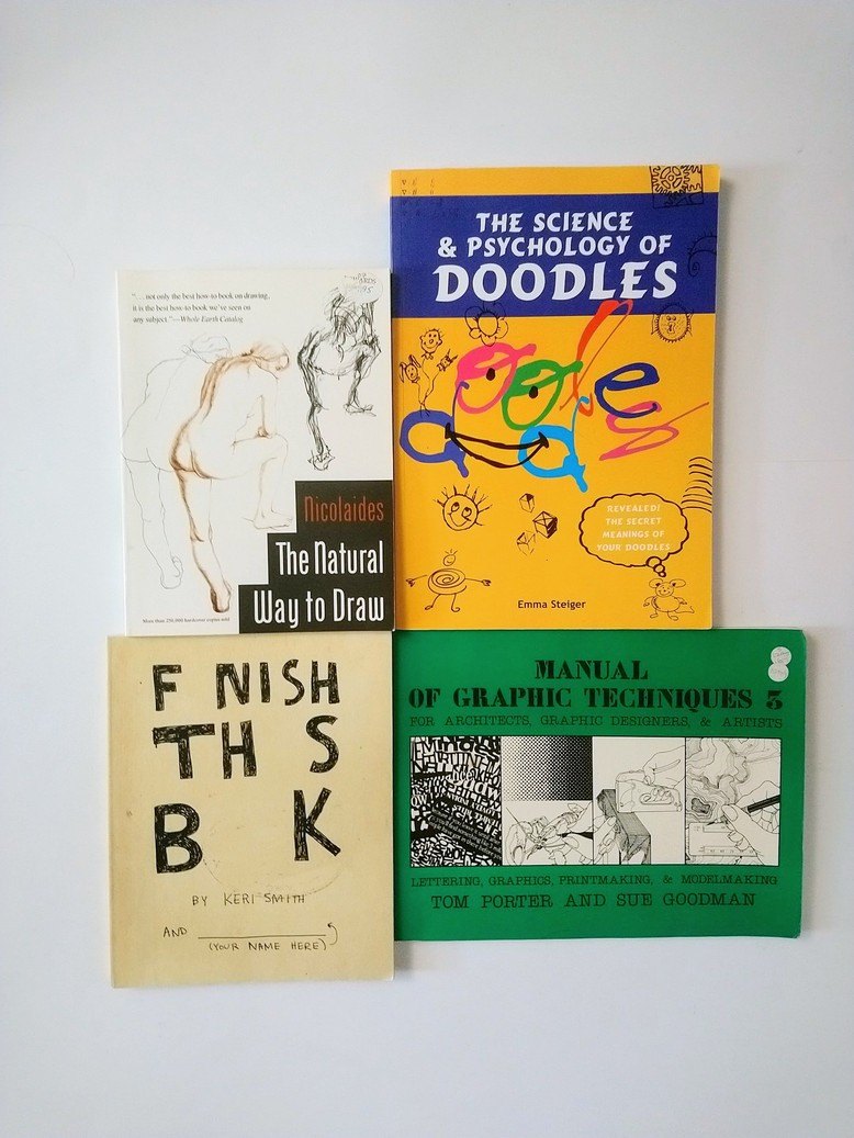 Creativity / Drawing books!