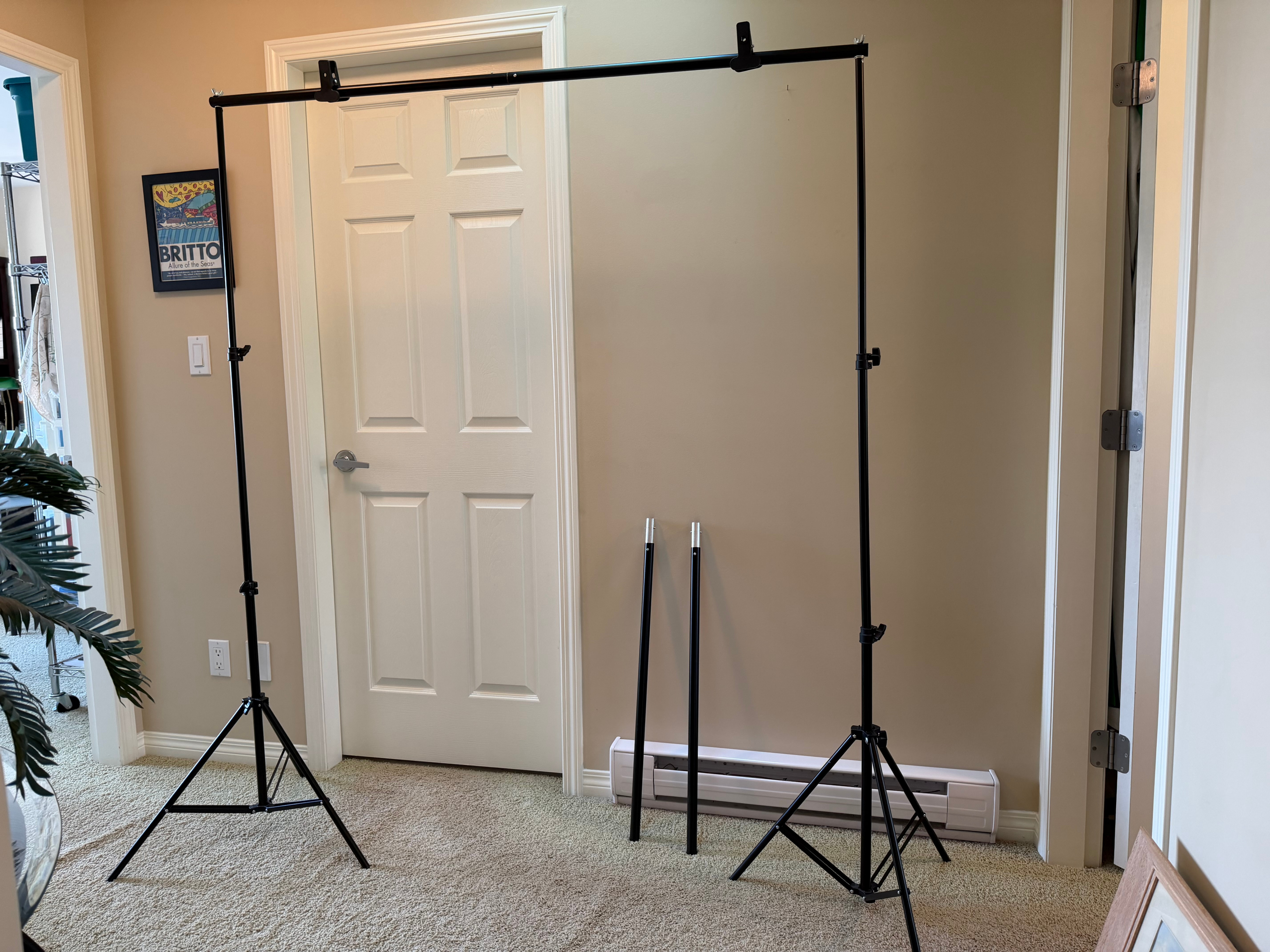 Video/Photo Green Screen / Backdrop Support Frame