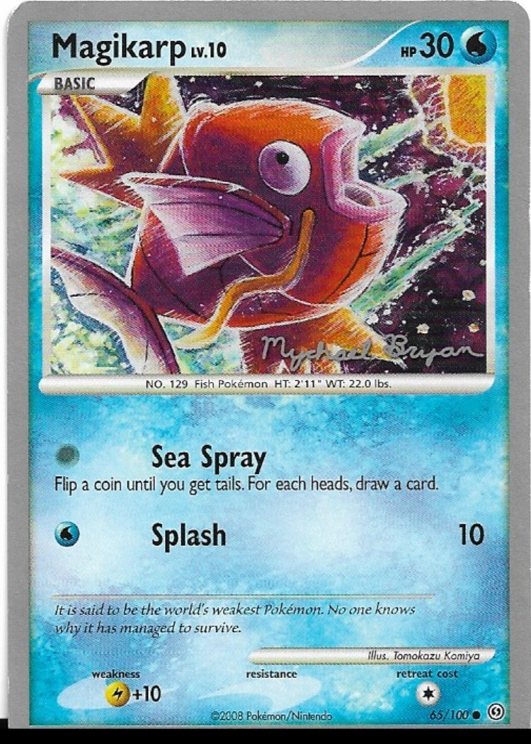 Pokemon Magikarp 65/100 World Championships 2010 Deck HP