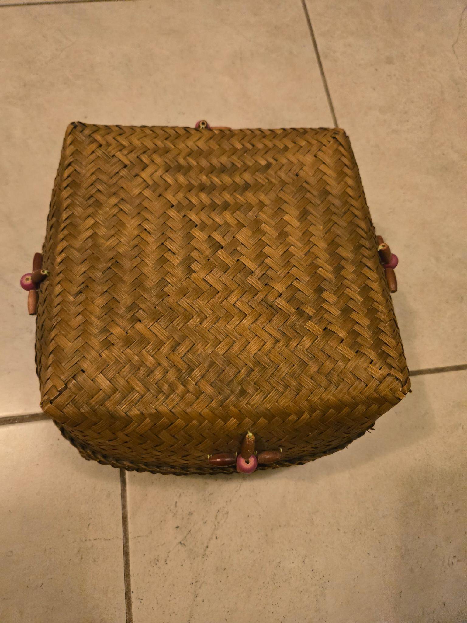 Woven Basket with Lid - photo 4