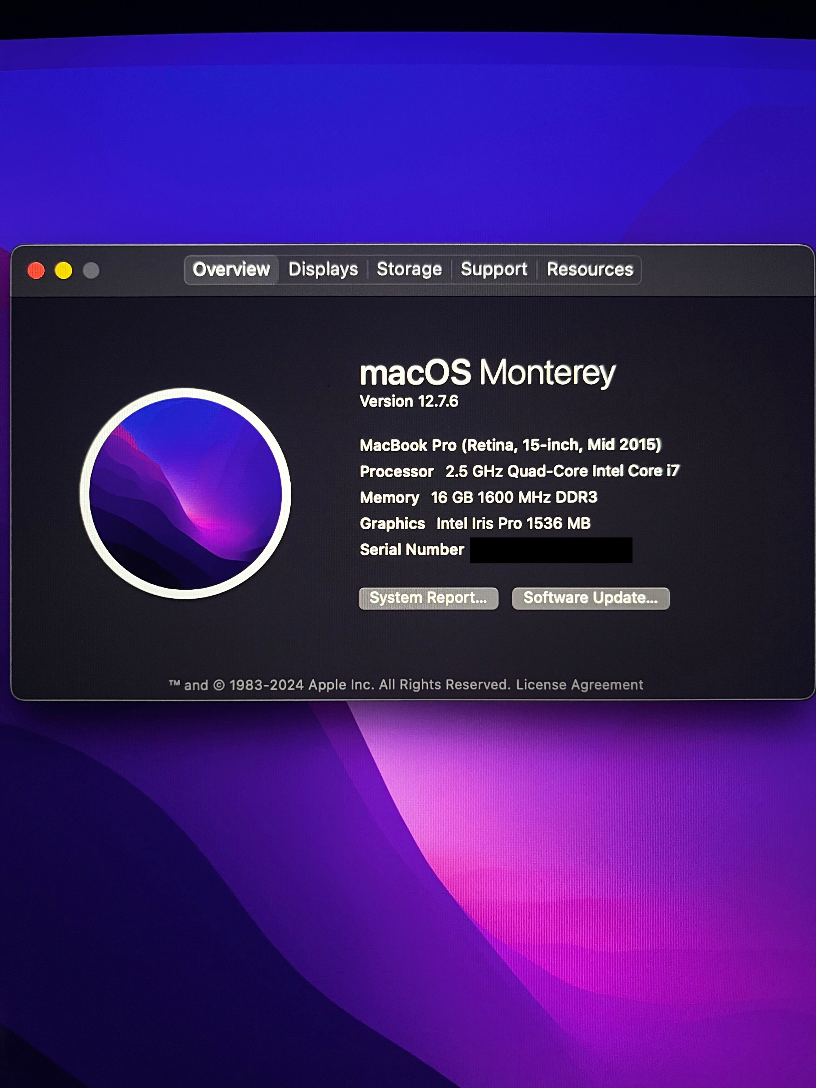 MacBook Pro 15" Retina 2015, i7/16GB/512GB + Case Included - photo 2