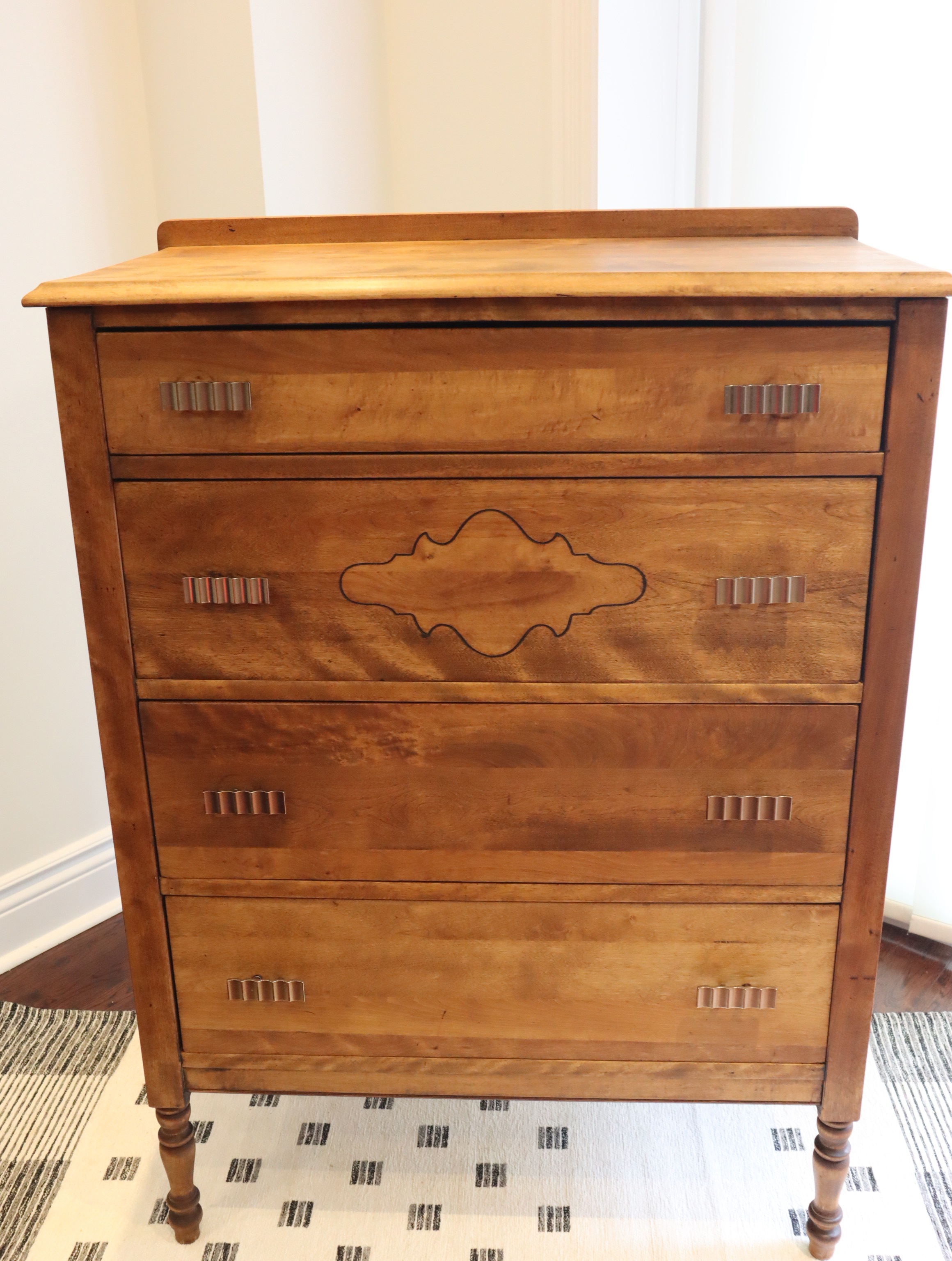Antique 1920's Canadian Made Tallboy Dresser - photo 2