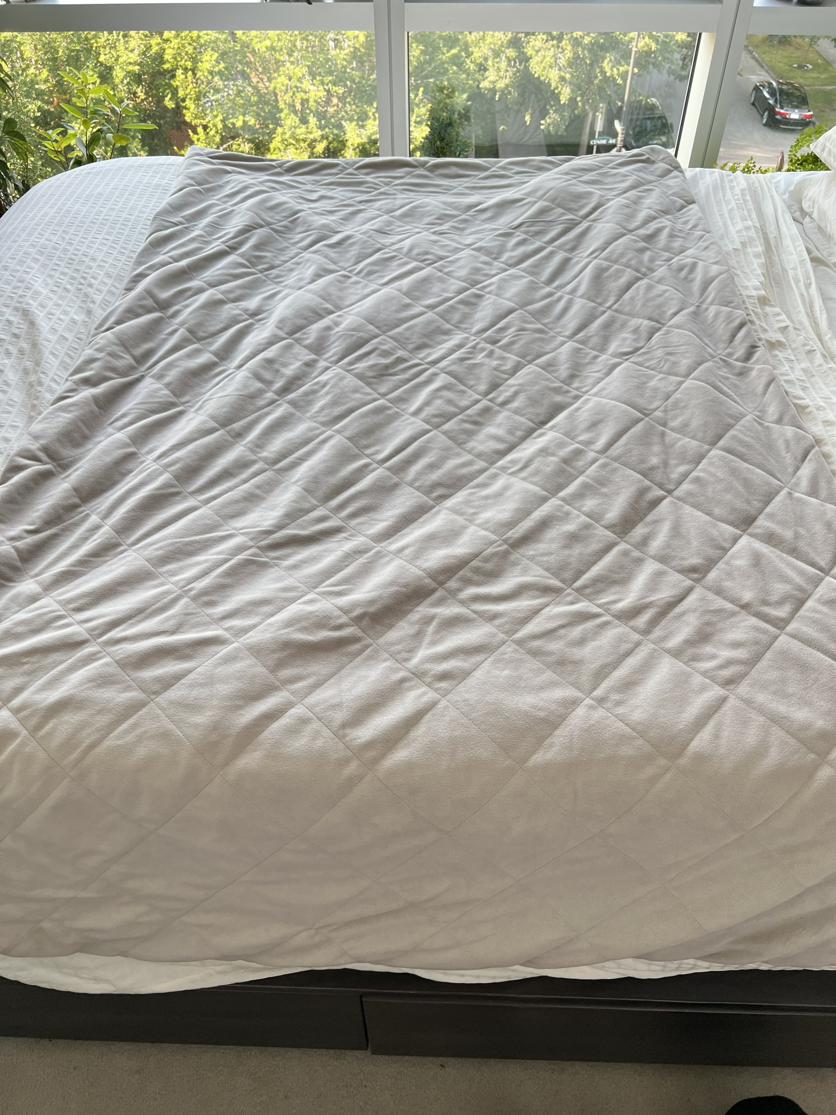 Beautyrest Platinum 15lb Weighted Blanket (Grey)