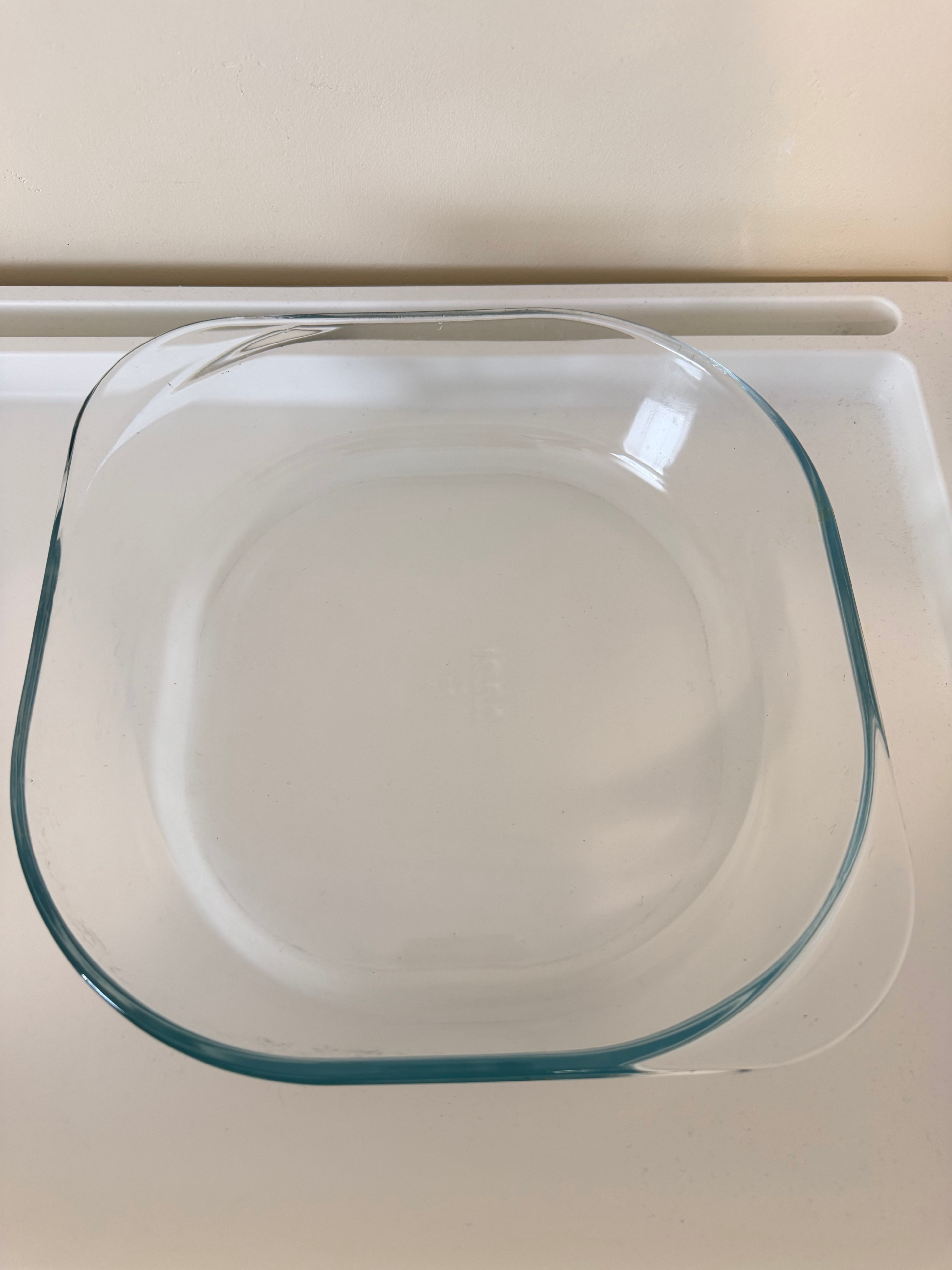 Oven Dish – Clear Glass – 24.5 × 24.5 cm