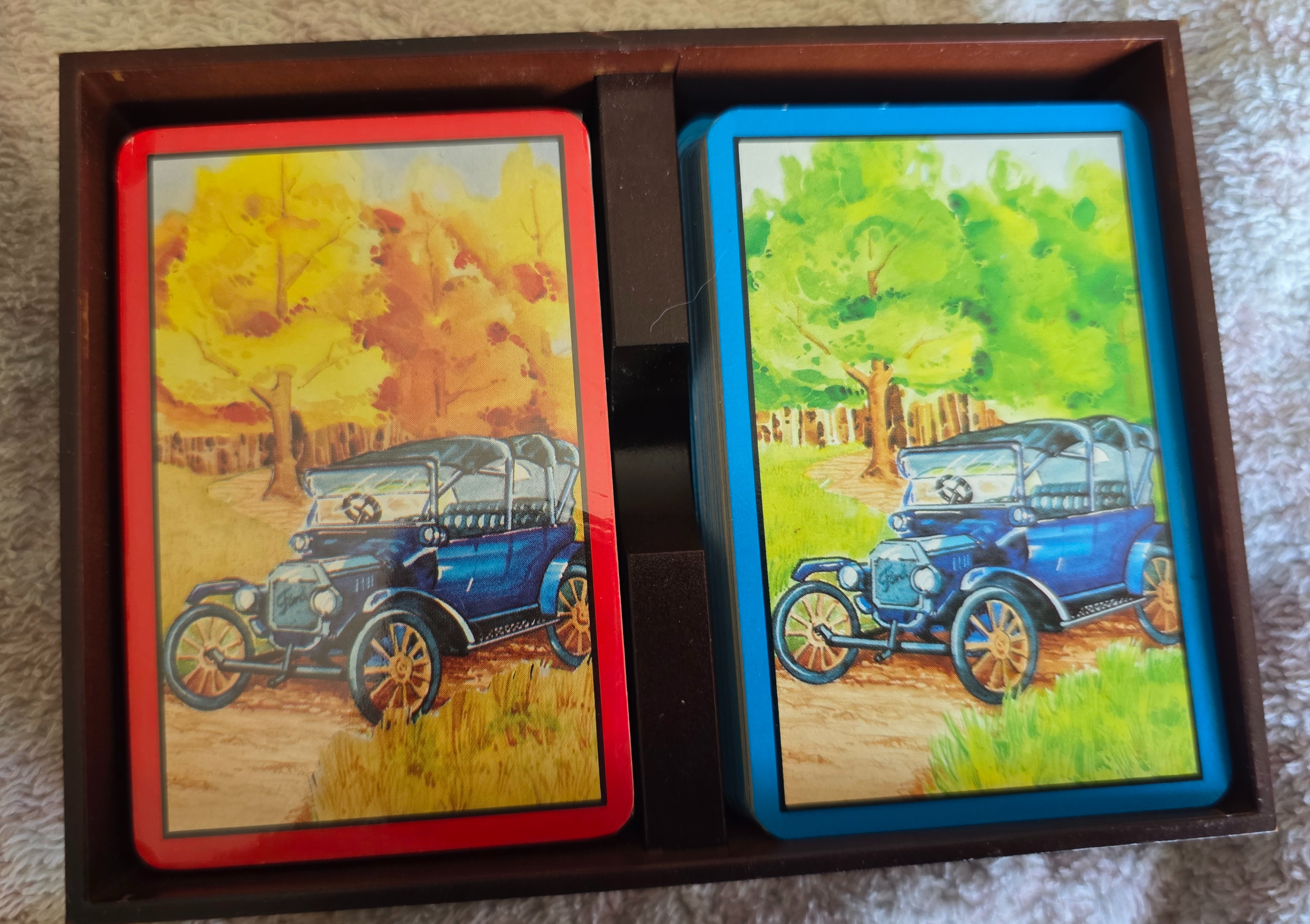 Vintage Car Holder with Playing Cards - photo 4