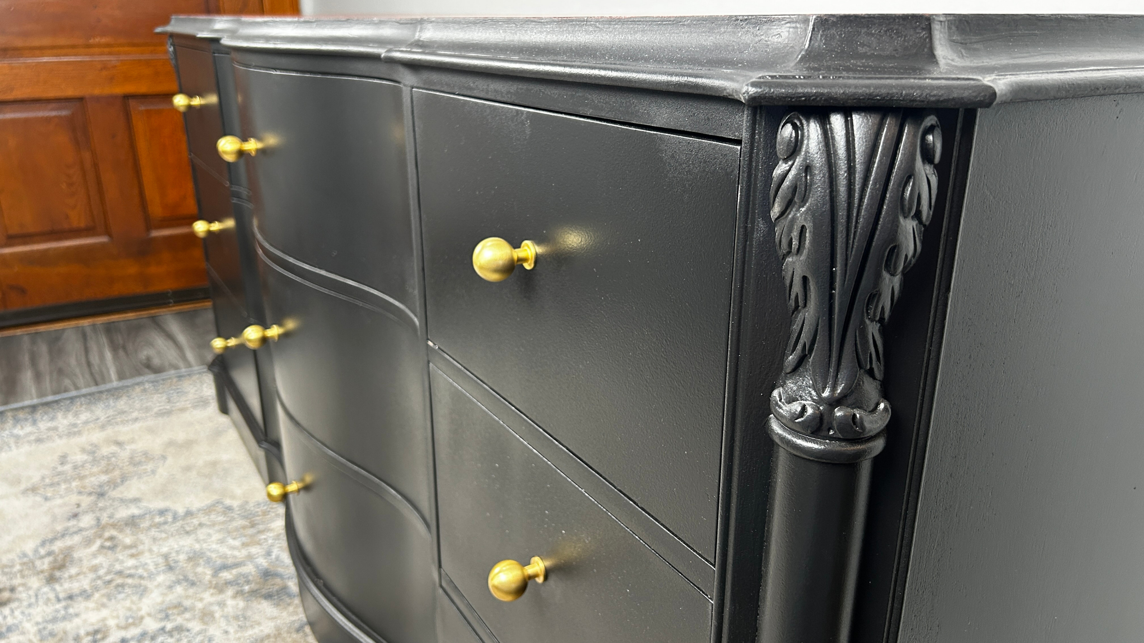 Black Dresser Mahogany Duncan Phyfe Delivery - photo 5