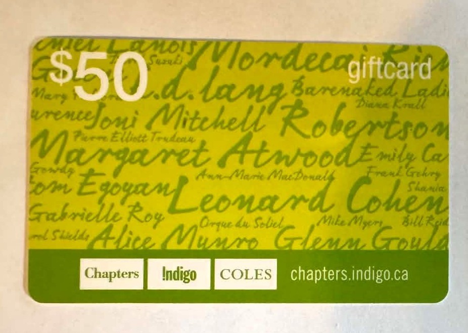 Indigo/Chapters/Coles Gift Cards x 2 / Cartes Cadeaux x 2 - photo 2