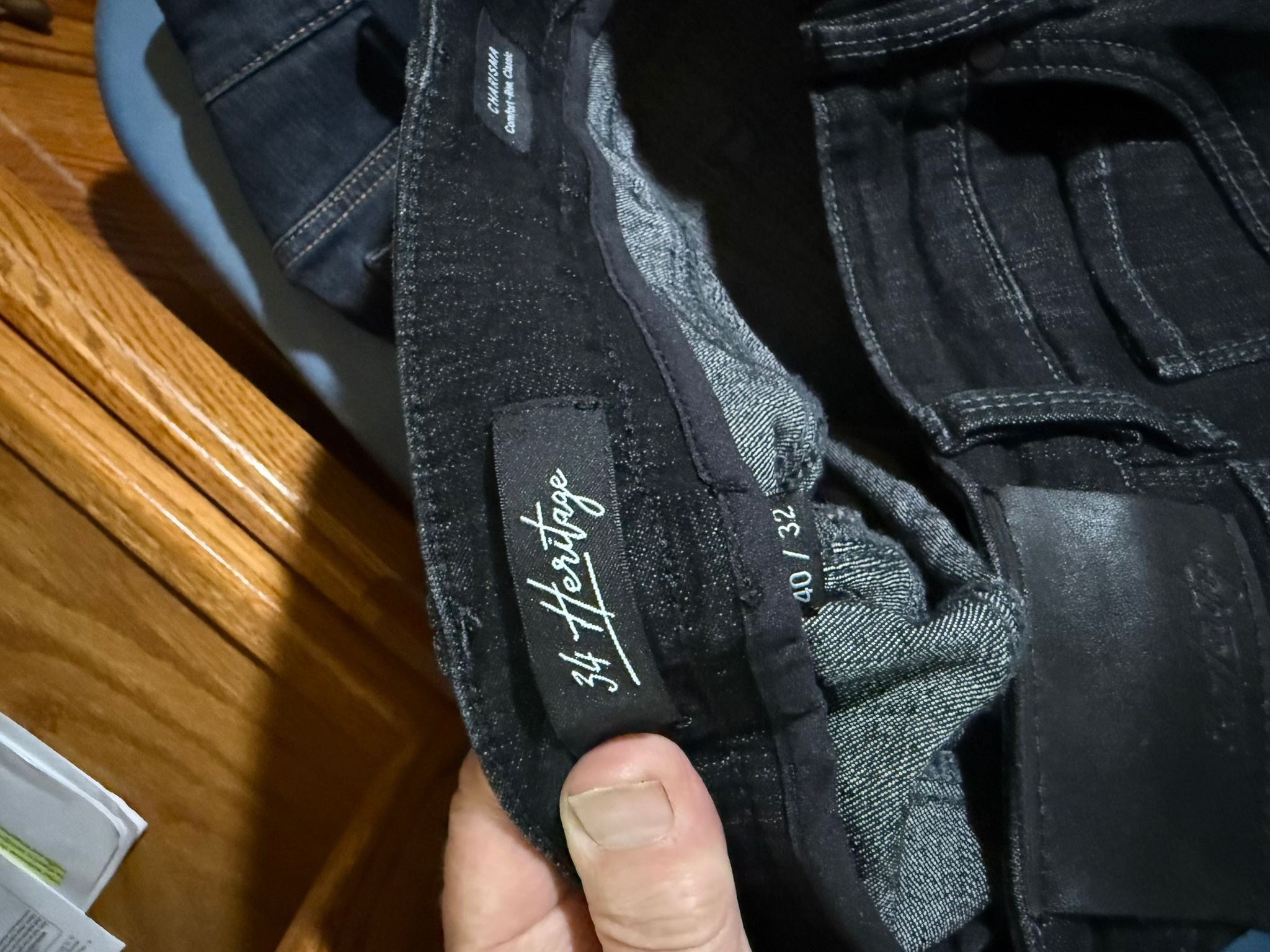 34 Heritage Charcoal Comfort-Fit Jeans 40/32 - photo 2