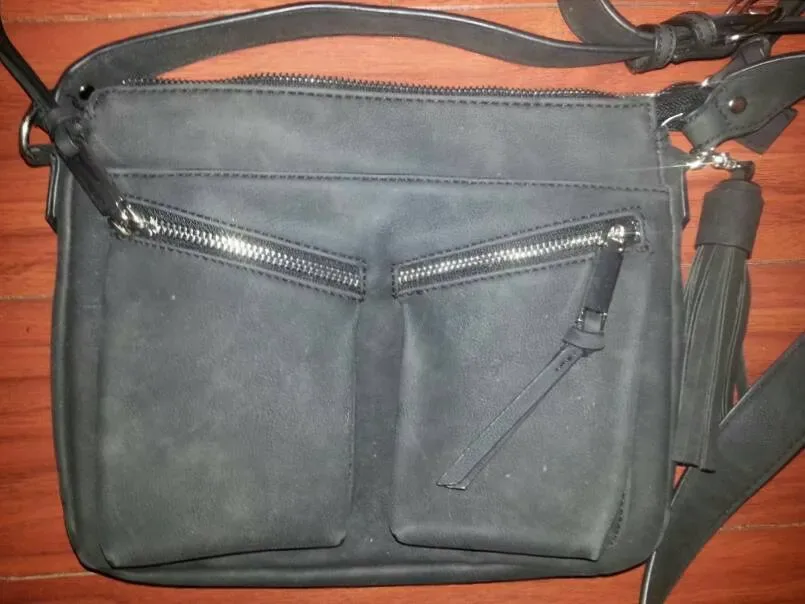 Vegan "Leather" Purse / handbag (Like New Condition) - photo 4