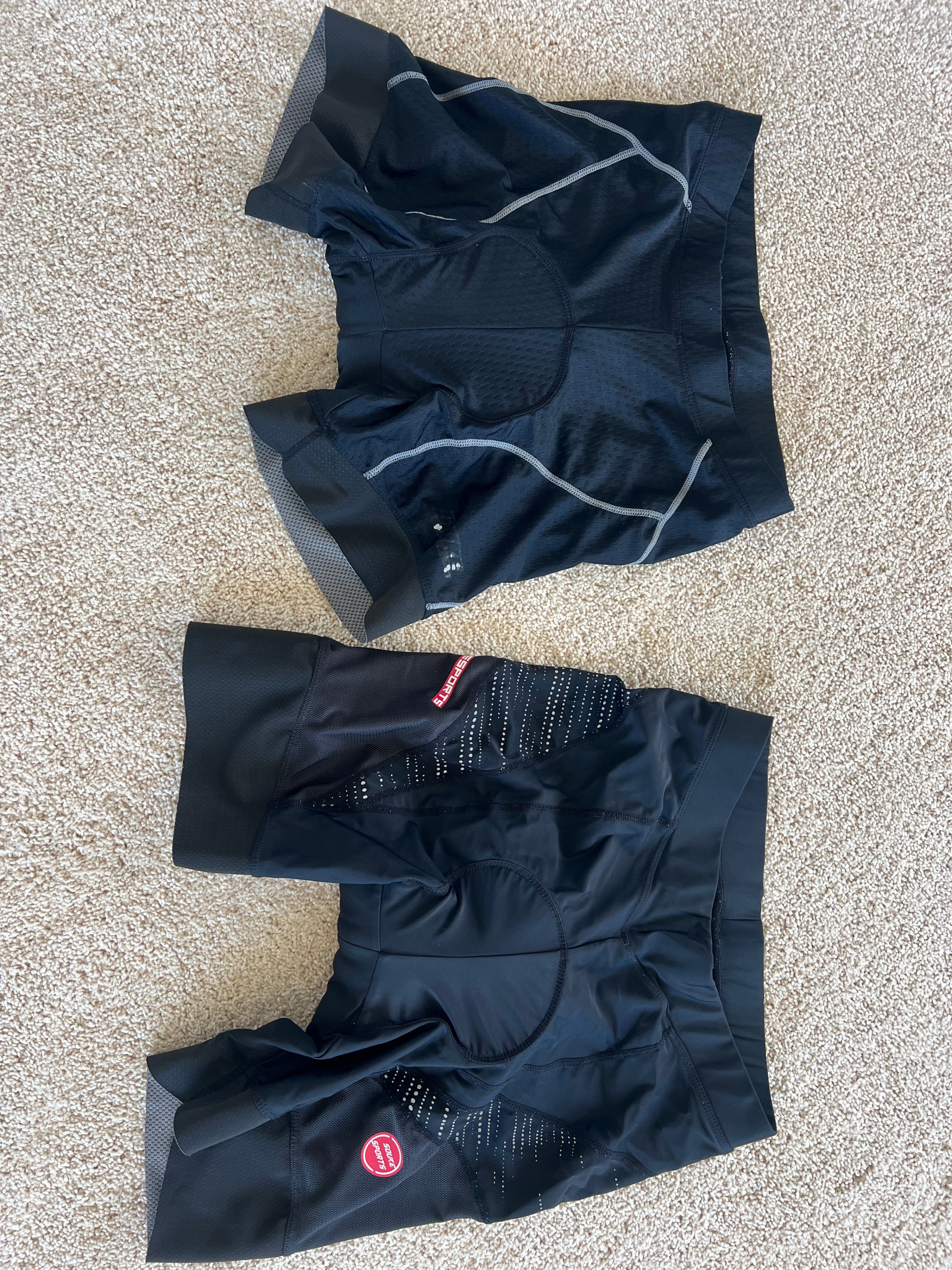 Men's Padded Bicycle Riding Half Pants