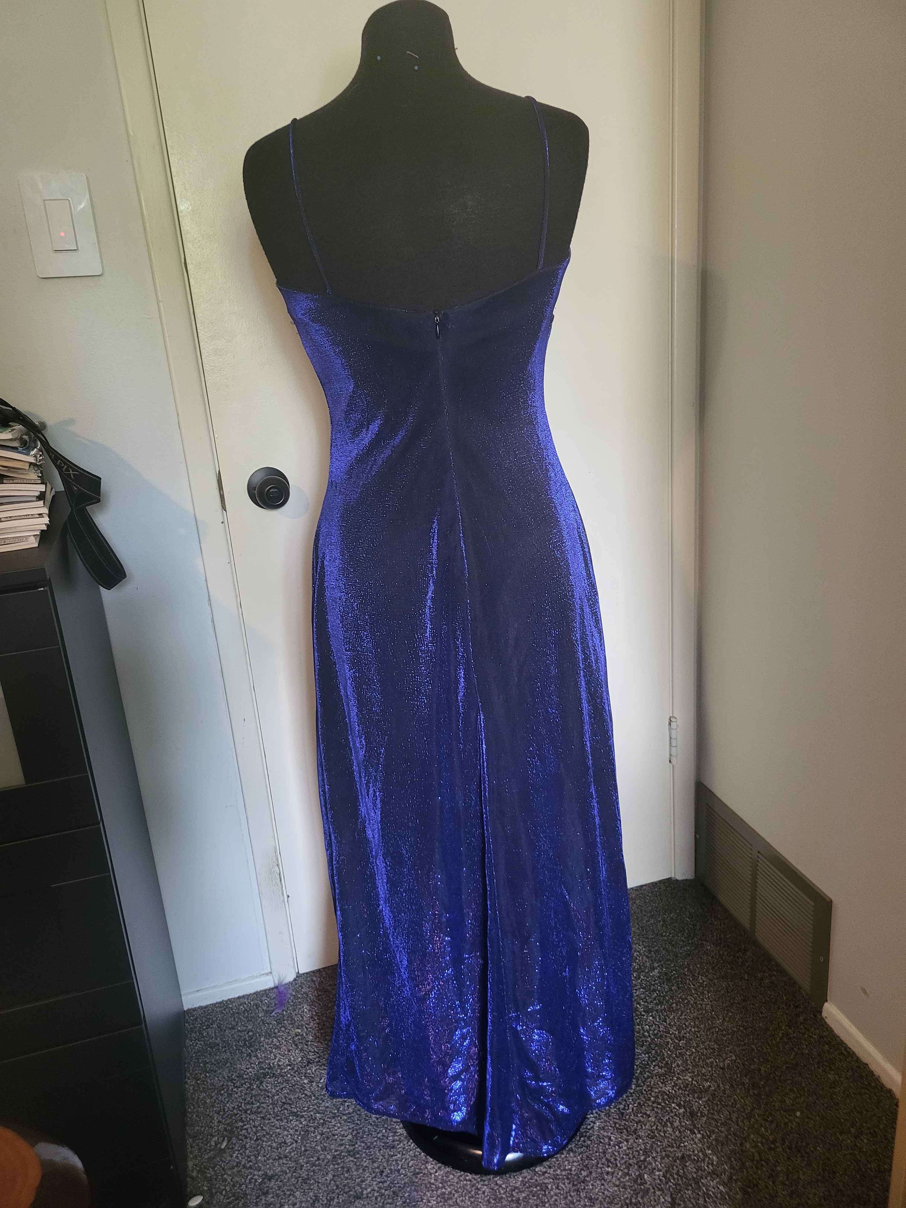 Beautiful Sparkly Navy Dress - photo 2