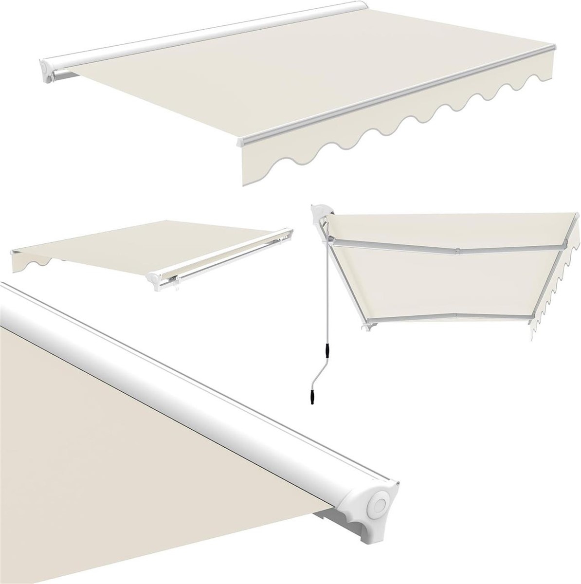 brand new  NEW-12.9x9.8 ft Retractable Awning - photo 2