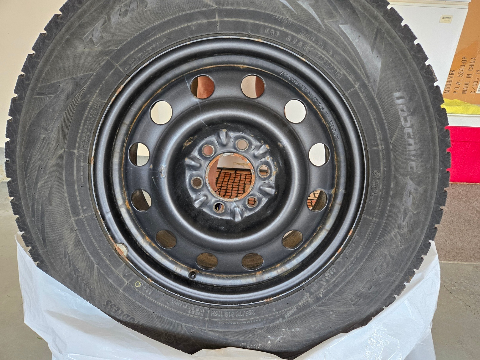 Winter TOYO Tires on steel RIMS for 2021 F150 - photo 2