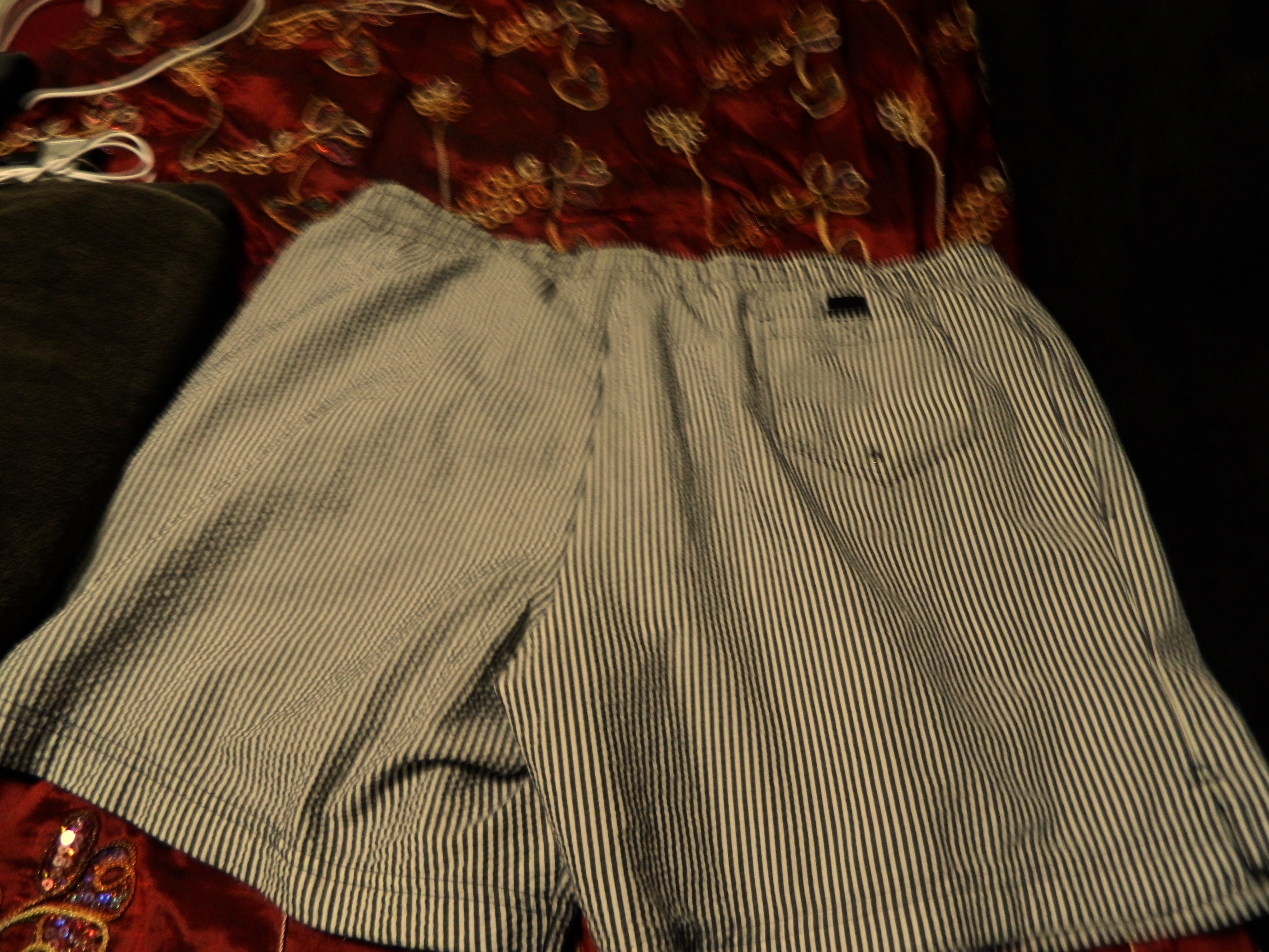 Ralph Lauren Polo sport striped seersucker swim shorts - photo 3