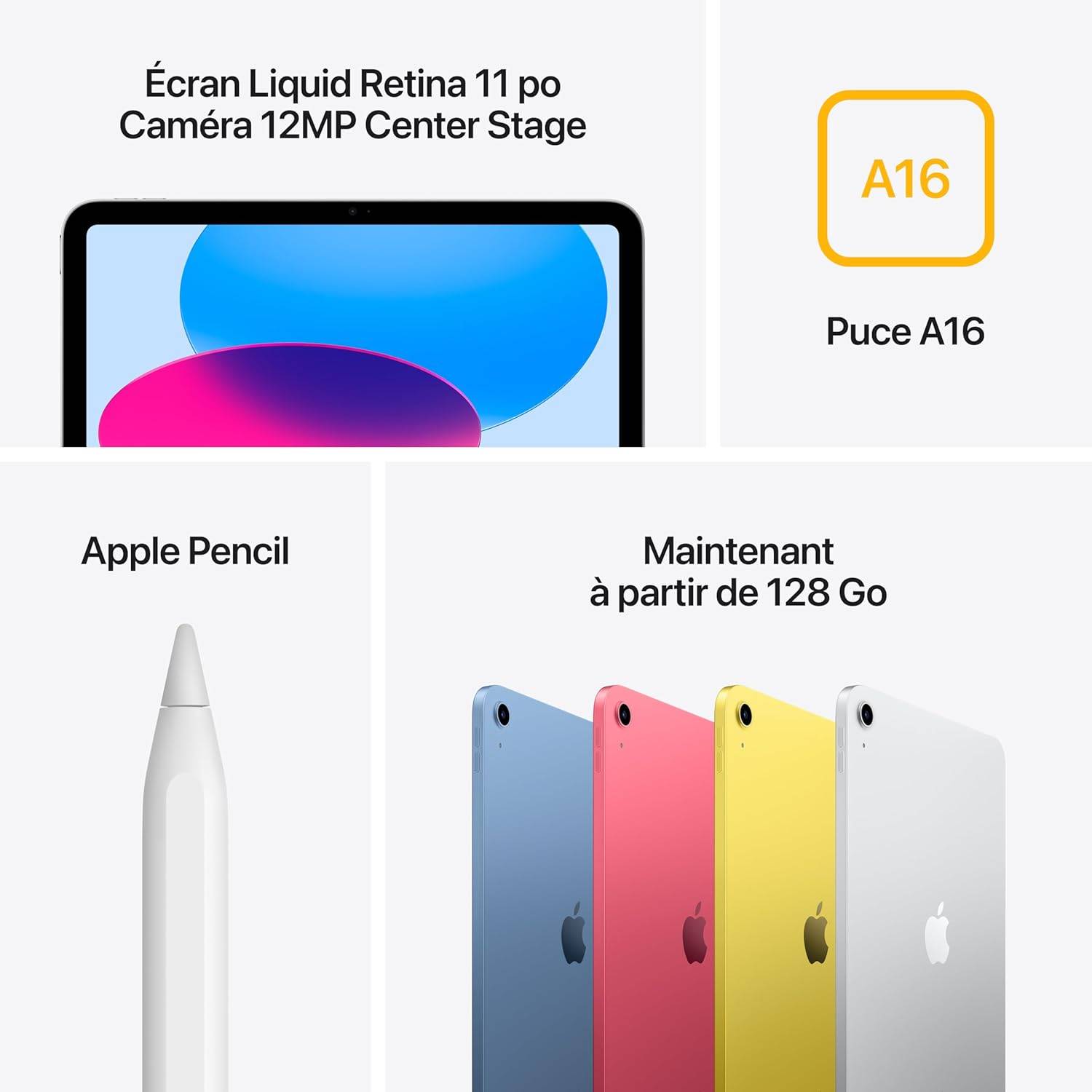 Apple iPad with A16 chip: 11-inch Liquid Retina Display, 128 GB - photo 2