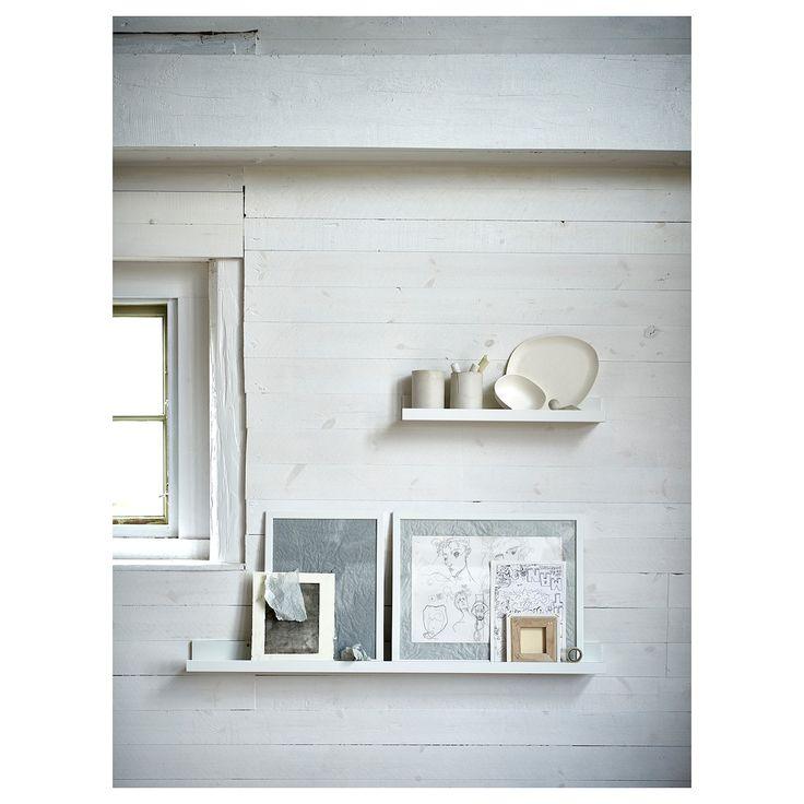 IKEA MOSSLANDA Picture Ledge 55 cm White - photo 4