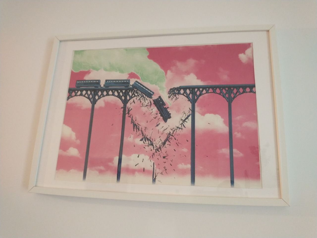 Framed unique art print