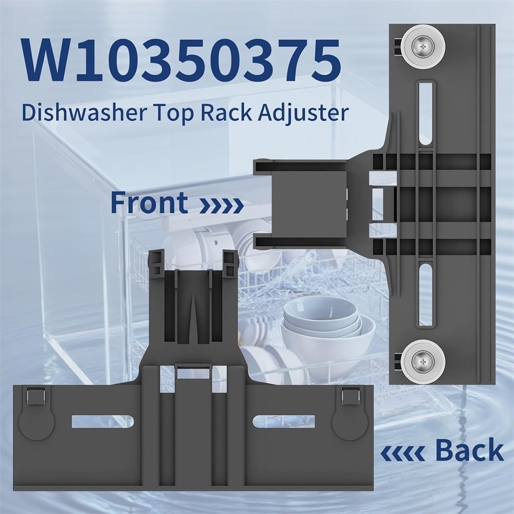 W10350375 W10712395 Dishwasher Top Rack Adjuster Kit – 10 Pcs