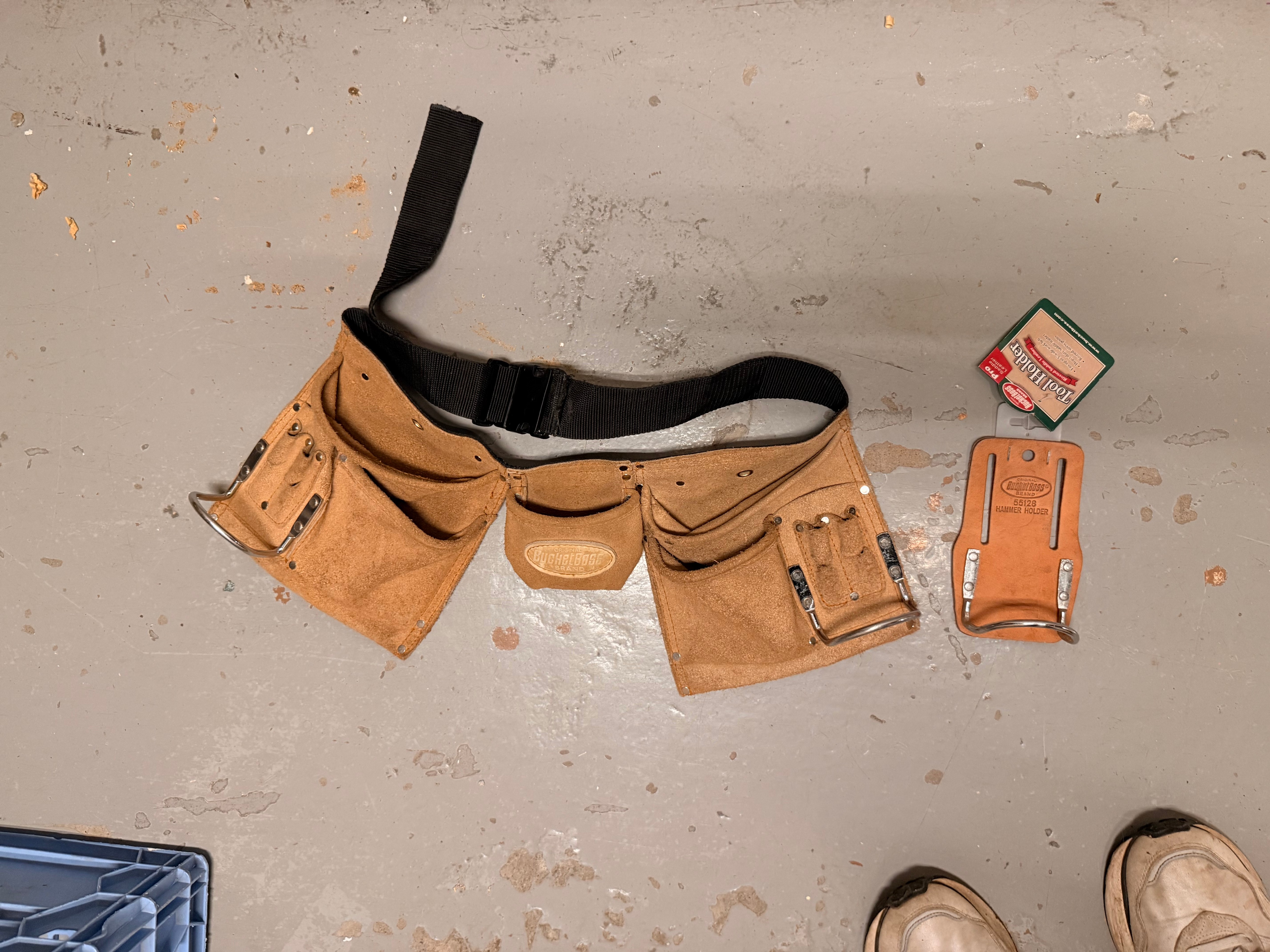 BucketBoss Leather Tool Belt