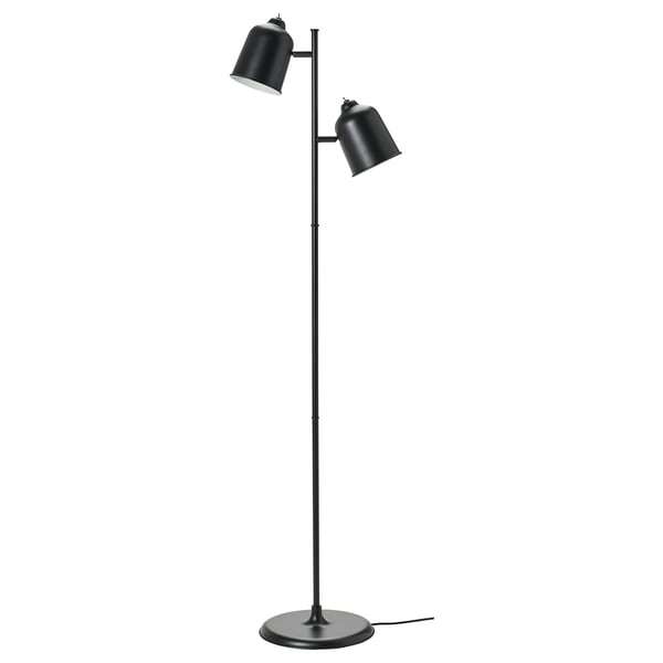 ‼️MOVING OUT SALE‼️ IKEA Black double head floor lamp
