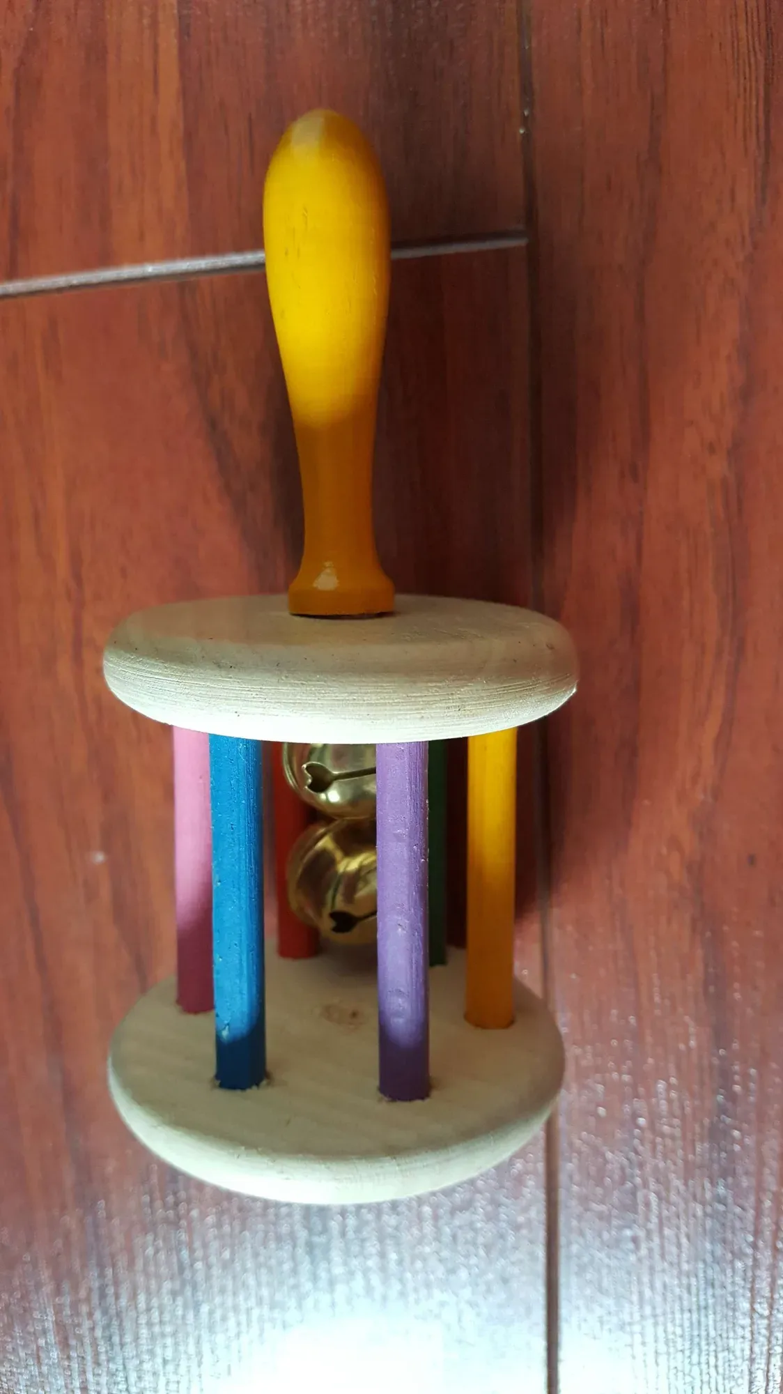 Hand Made One of a Kind Mexican Atrisanal Wood Rattle