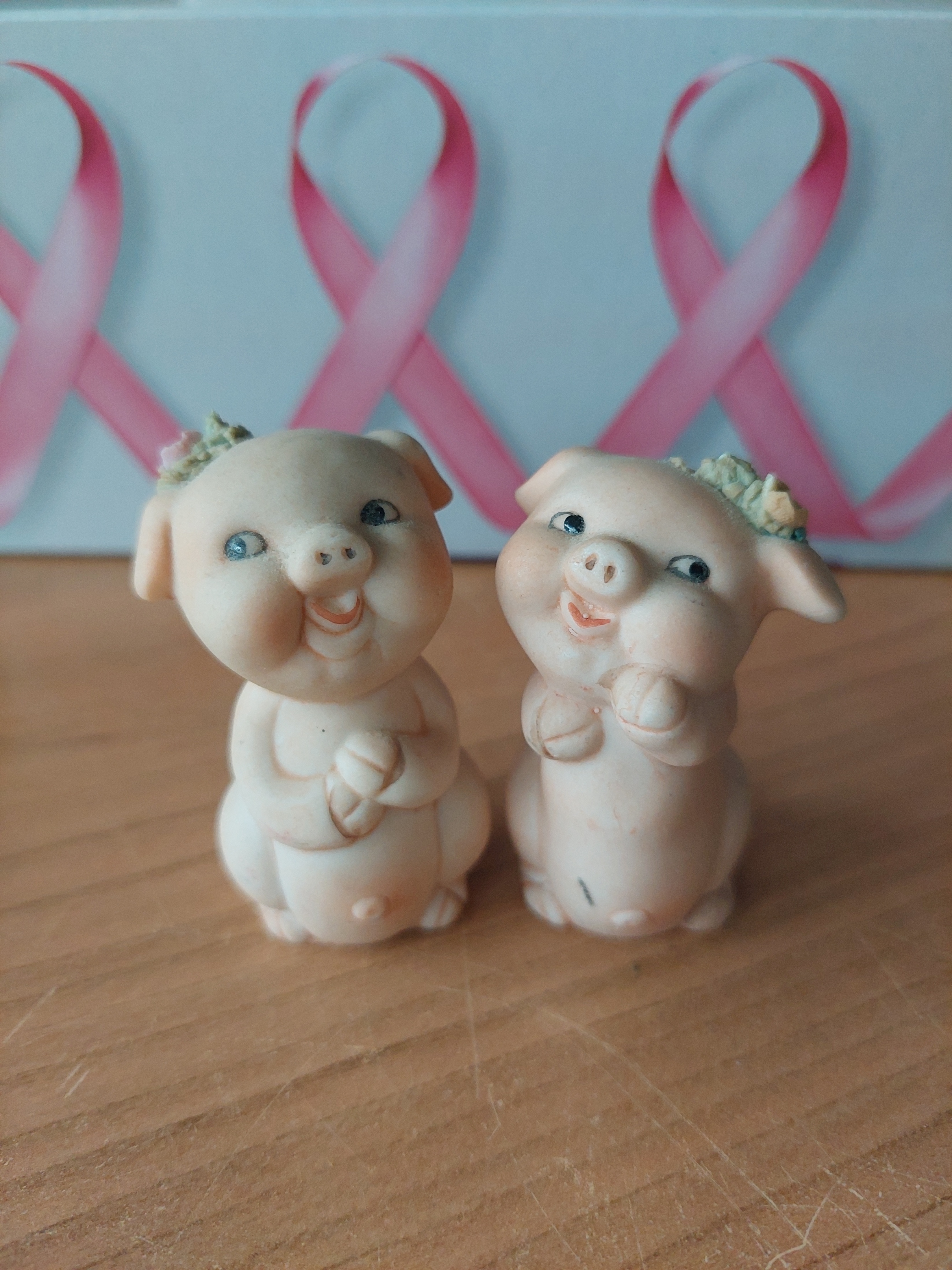 Vintage Anthropomorphic Pig Figurines