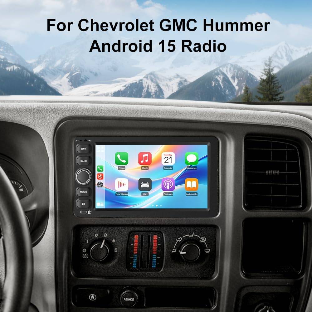 CarPlay Android Auto Stereo for Silverado Sierra 2003-06 - photo 2