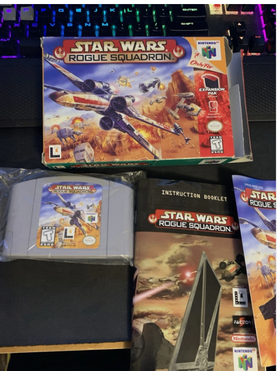 Nintendo 64 Star Wars Rogue Squadron Game