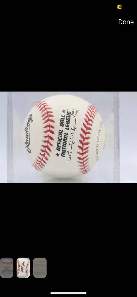 Mike Piazza signed baseball with certificate of authenticity