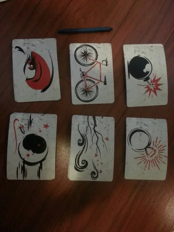 Arsty Postcards: Bomb, Bike, Love Heart Tree Branch, Arty Eye - photo 5