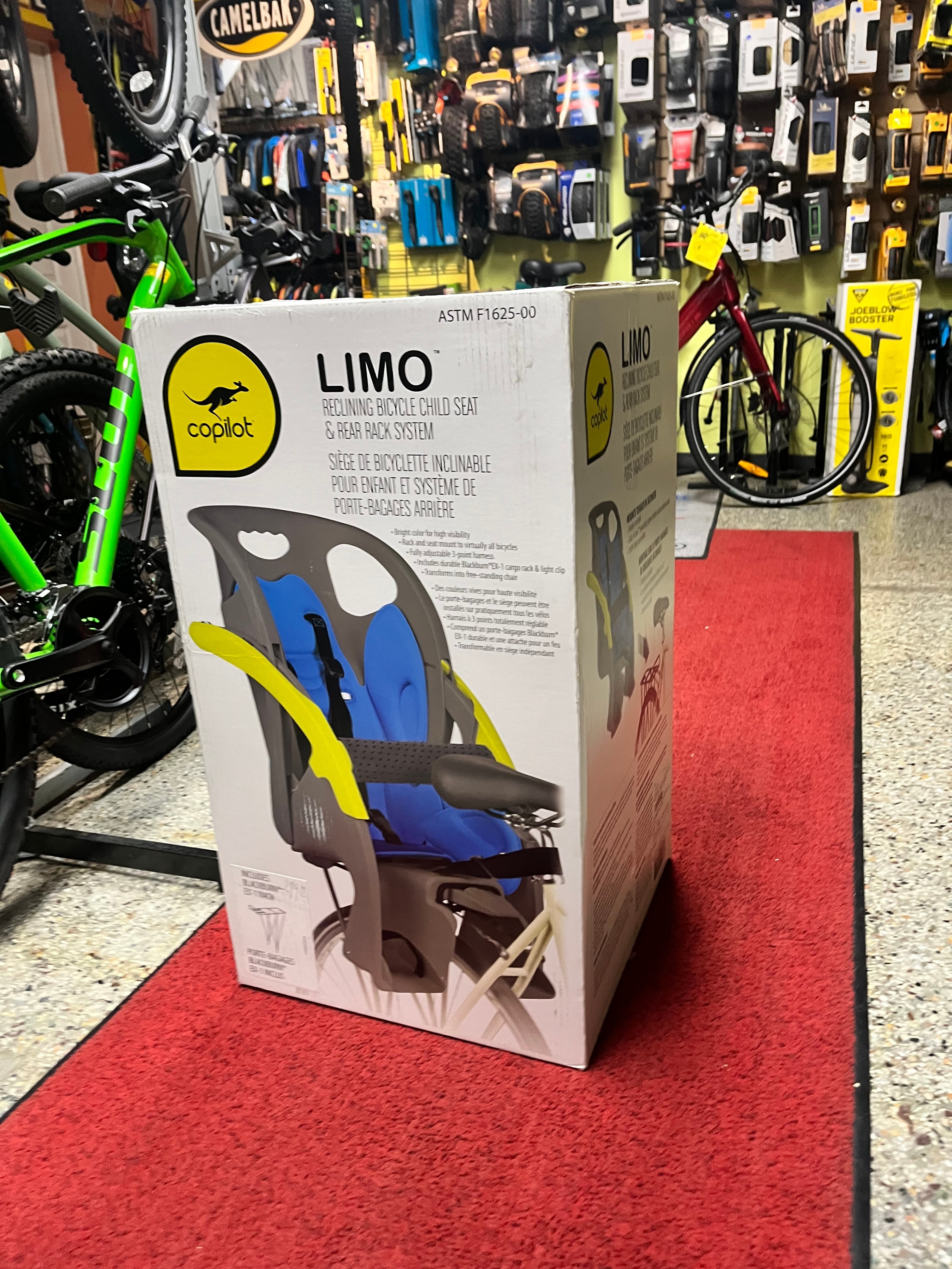 Copilot LIMO Reclining Bicycle Child Seat & Rear Rack System - photo 2