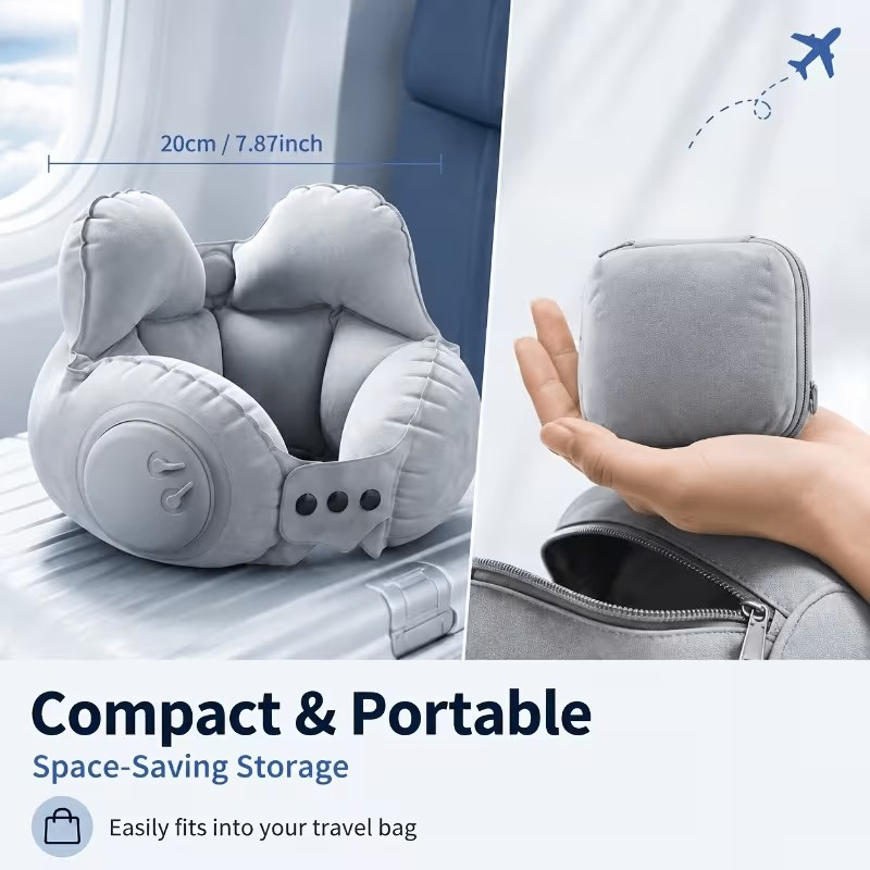 Crown Inflatable U-Shaped Pillow - photo 4
