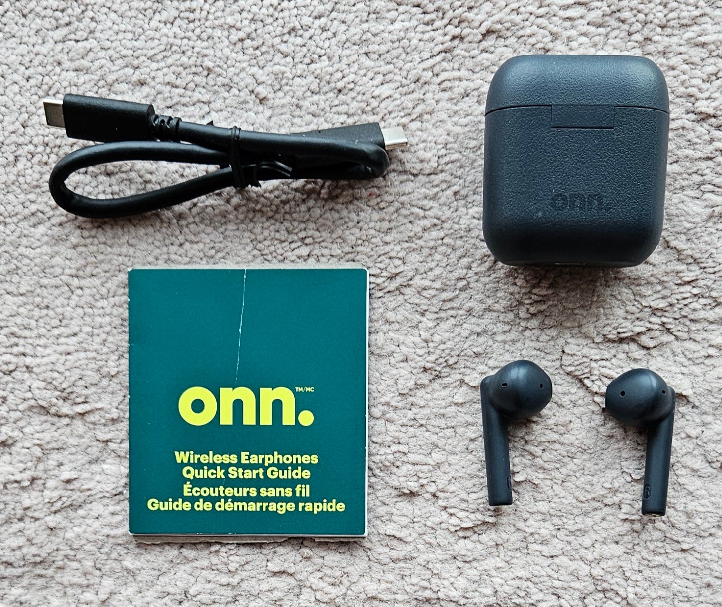 ONN TRUE WIRELESS EARPHONES WITH NOISE CANCELLATION