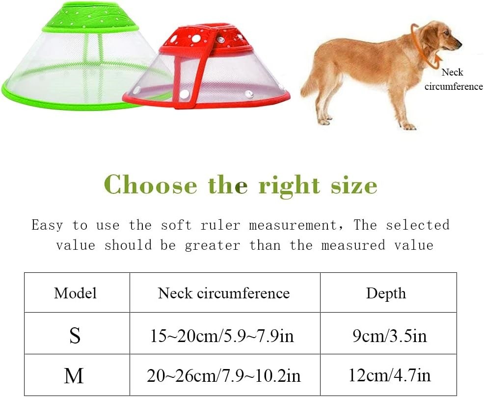 Andiker Adjustable Pet Recovery Cone – SMALL – Dog & Cat - photo 2
