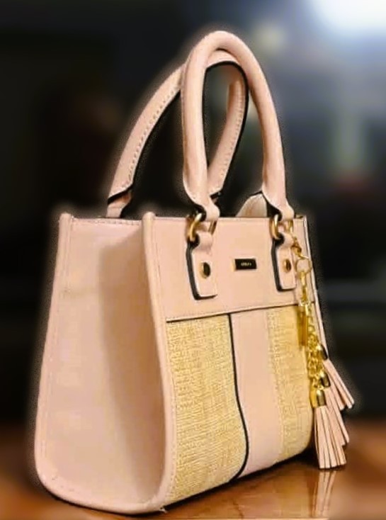 New ALDO Myra Satchel Raffia Upgraded Gold Chain - photo 4