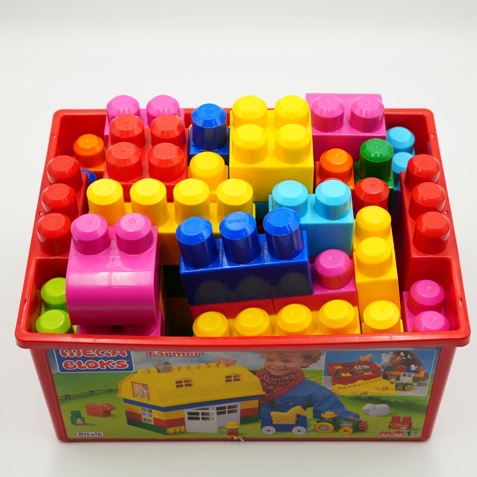 Vintage 1994 Mega Bloks Lil' Farmer Barn Playset - Ritvik - photo 2