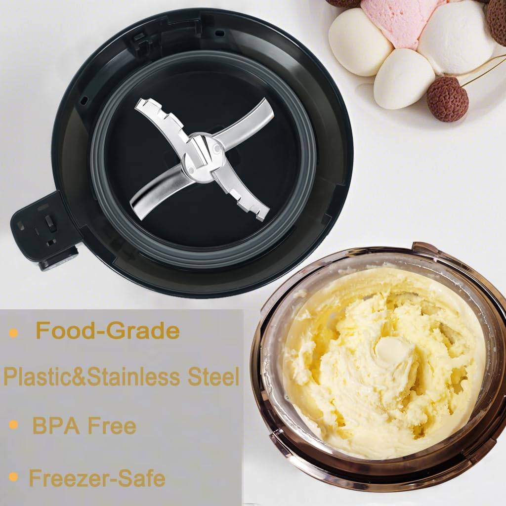 Ninja Creami NC301 NC300 Replacement Lid & Paddle - photo 4