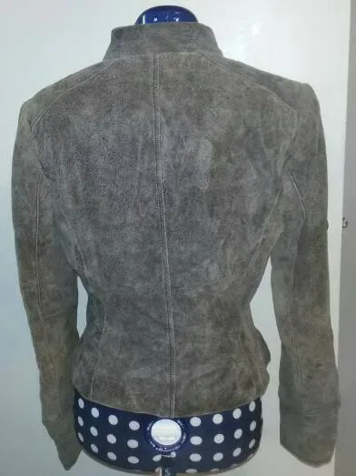Danier Fall/Spring Leather Jacket With Houndstooth Interior - photo 5
