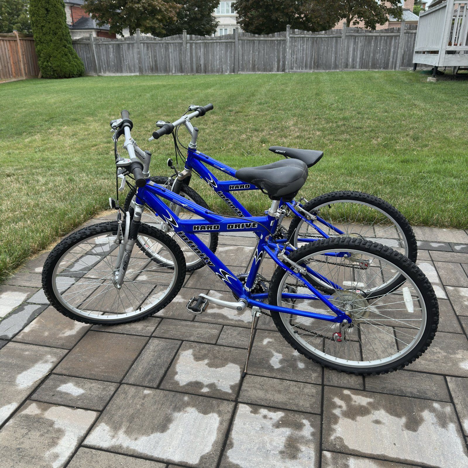 TWO Hard Drive Infinity Mountain Bikes + Bike Lock