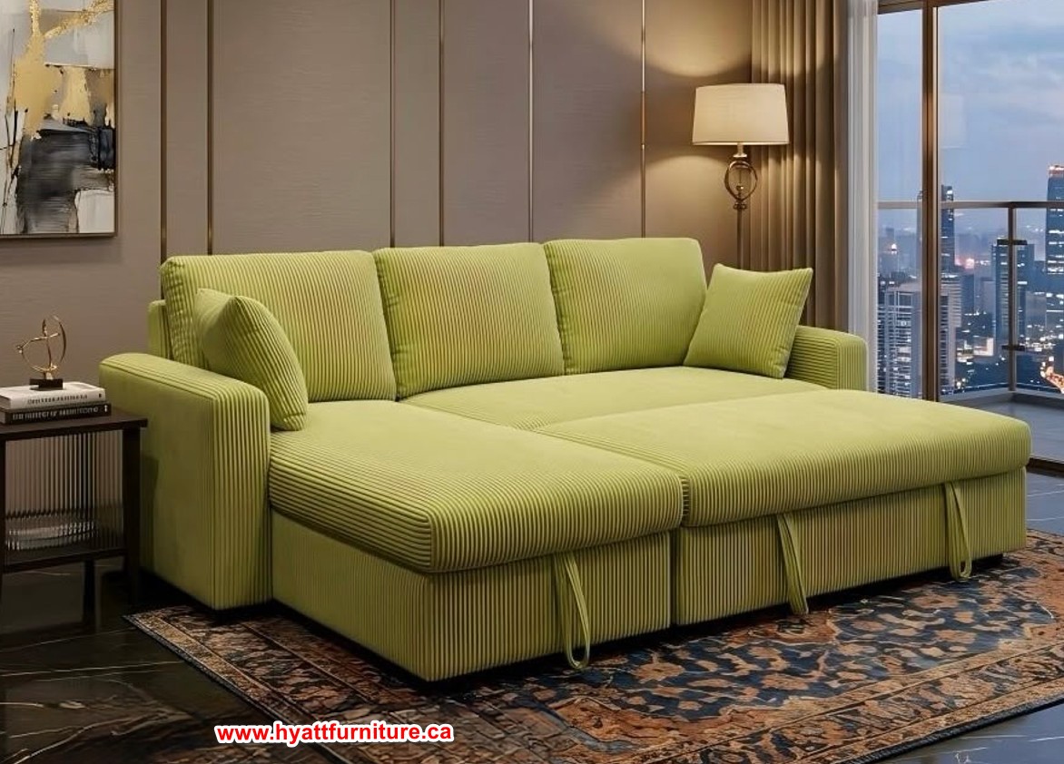 Brand new corduroy sectional sofa bed only $698