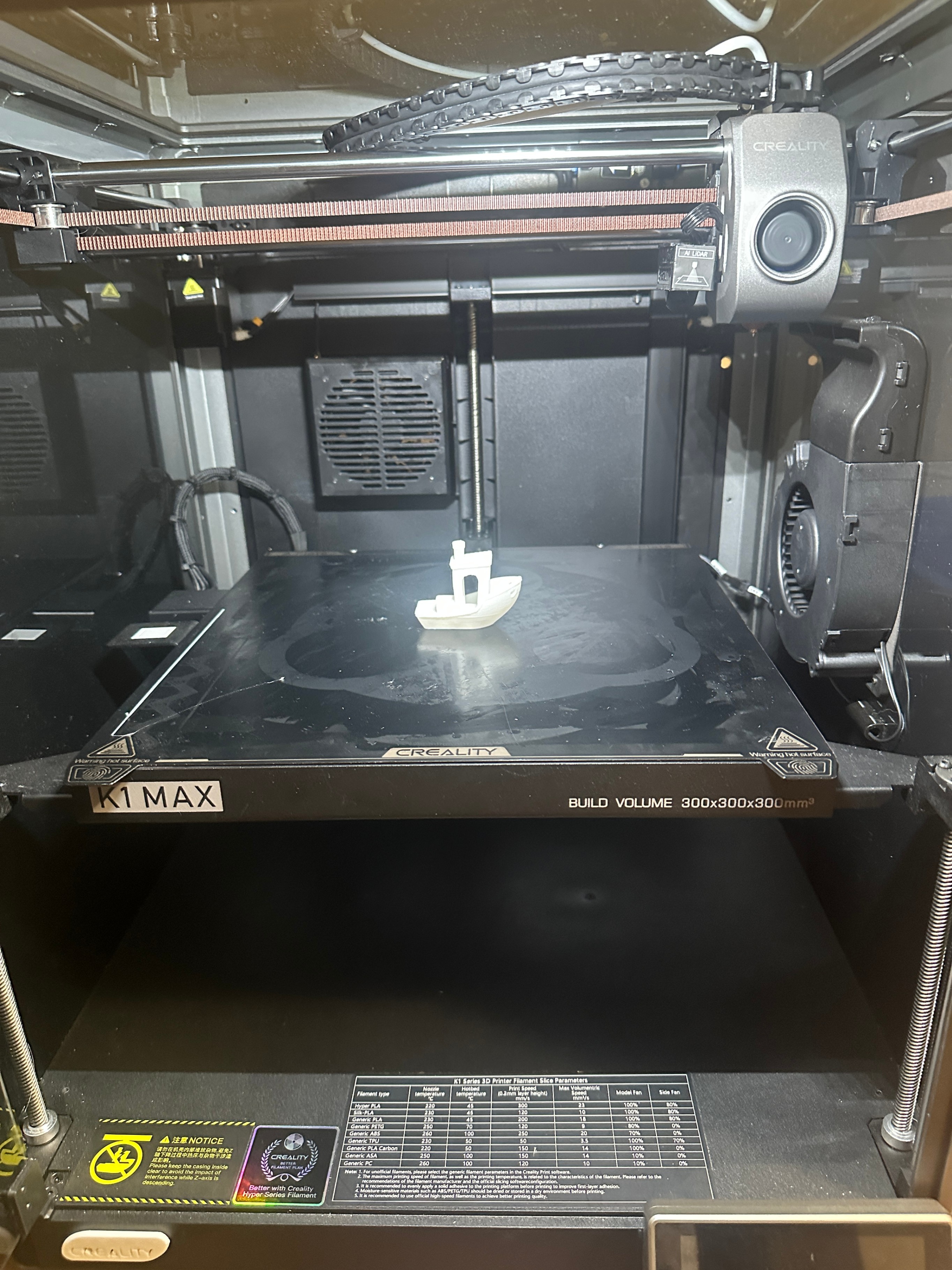 Creality K1 Max 3D Printer + Spare Parts
