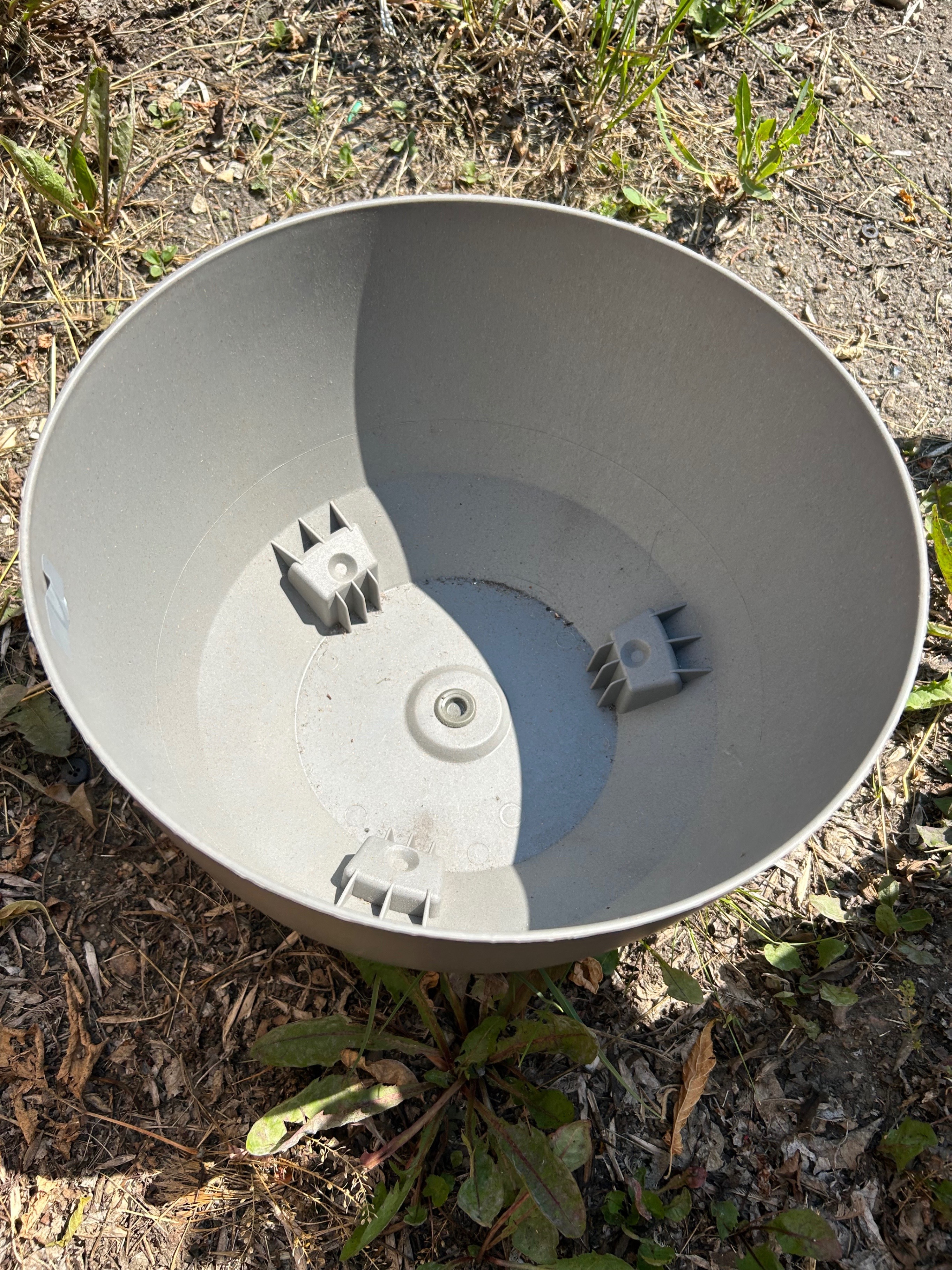 Recycled Plastic Plant Pot - 29cm Diameter - photo 3