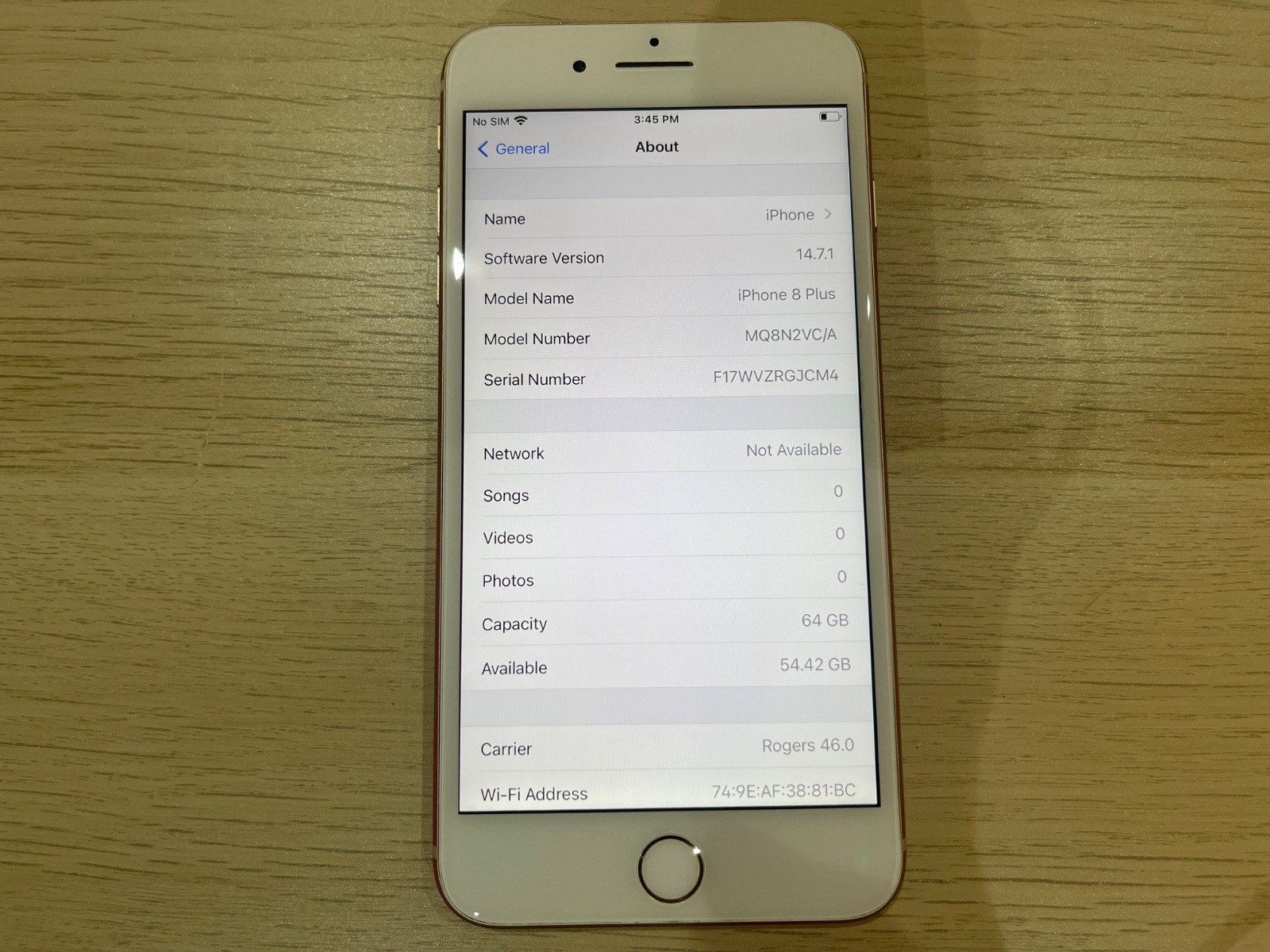 iPhone 8 Plus 64GB Unlocked (Rose Gold) - New battery - photo 2