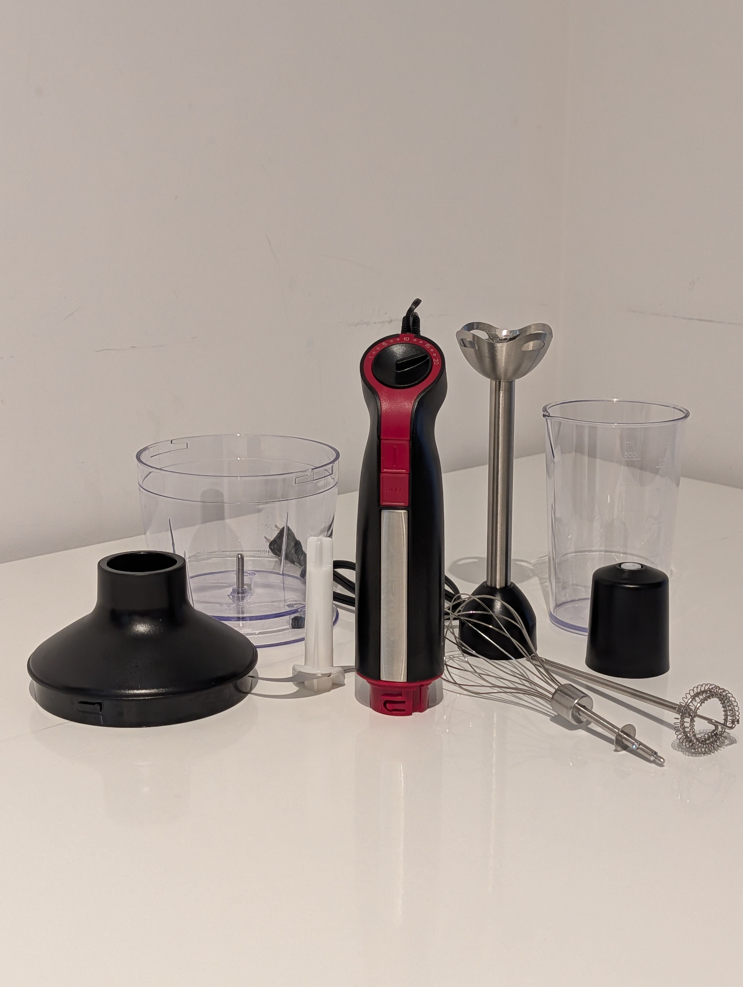 5-in-1 Immersion Hand Blender Set Attachments & Food Chopper - photo 2