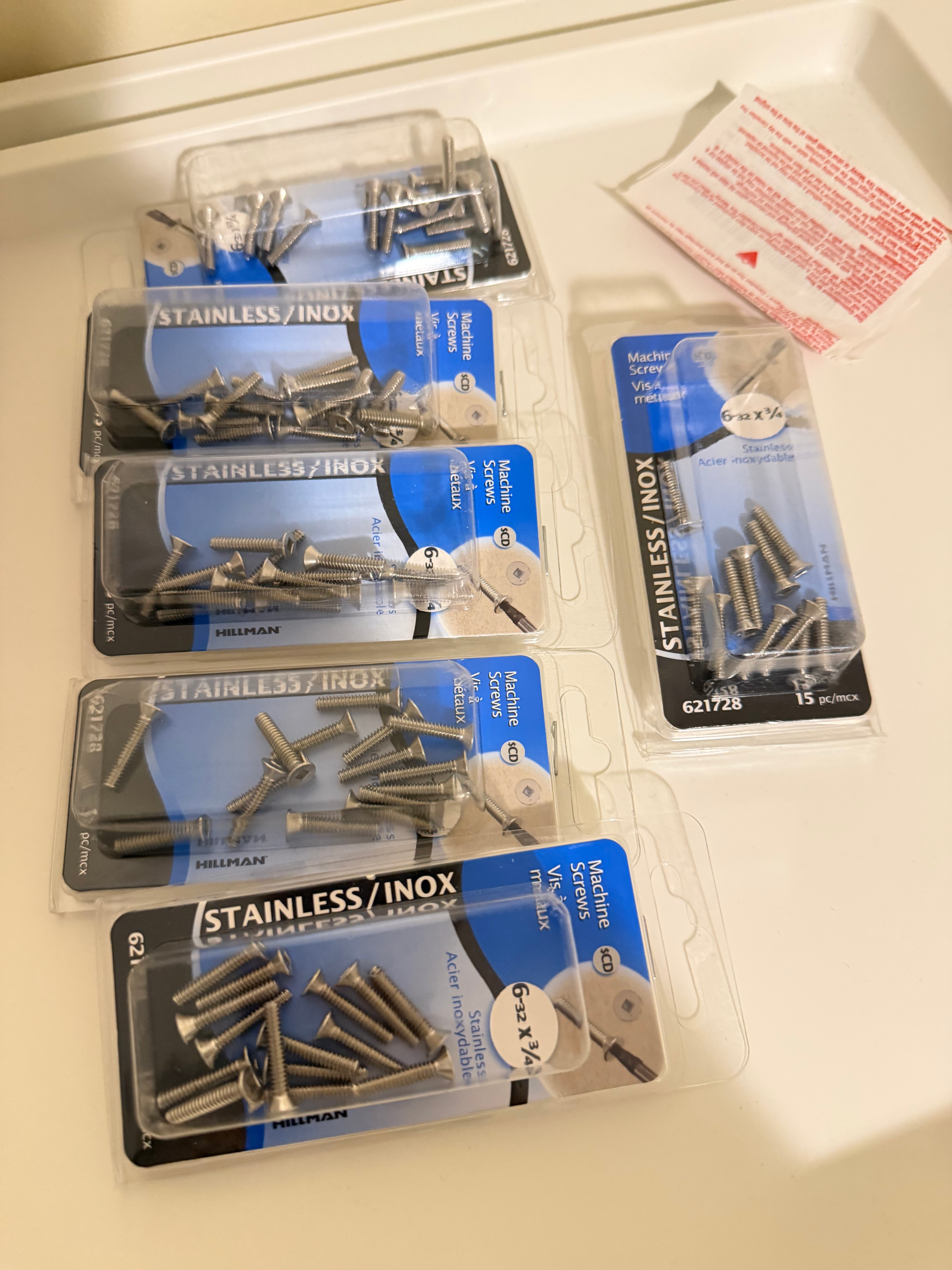 Hillman Stainless Steel Machine Screws 6-32 x 3/4" - photo 2